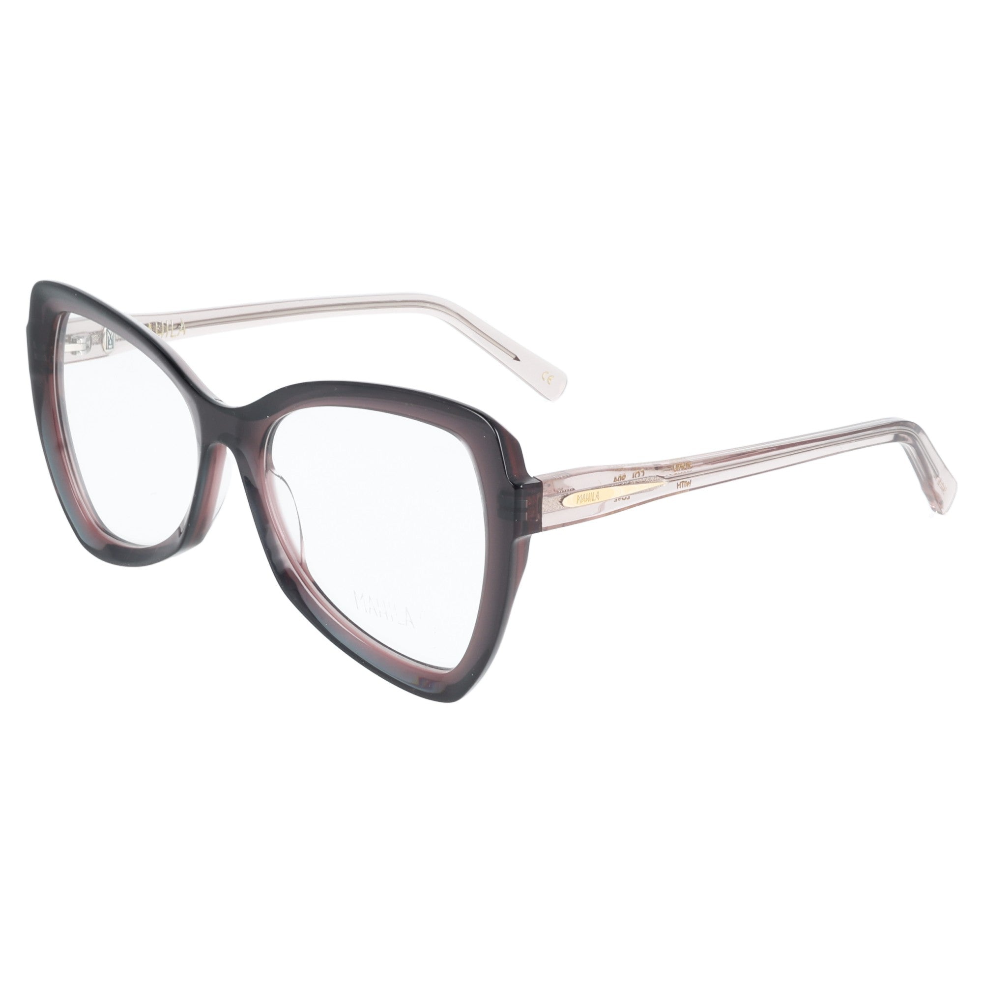 Mahila | Sigrid occhiali da vista donna farfalla nero trasparente