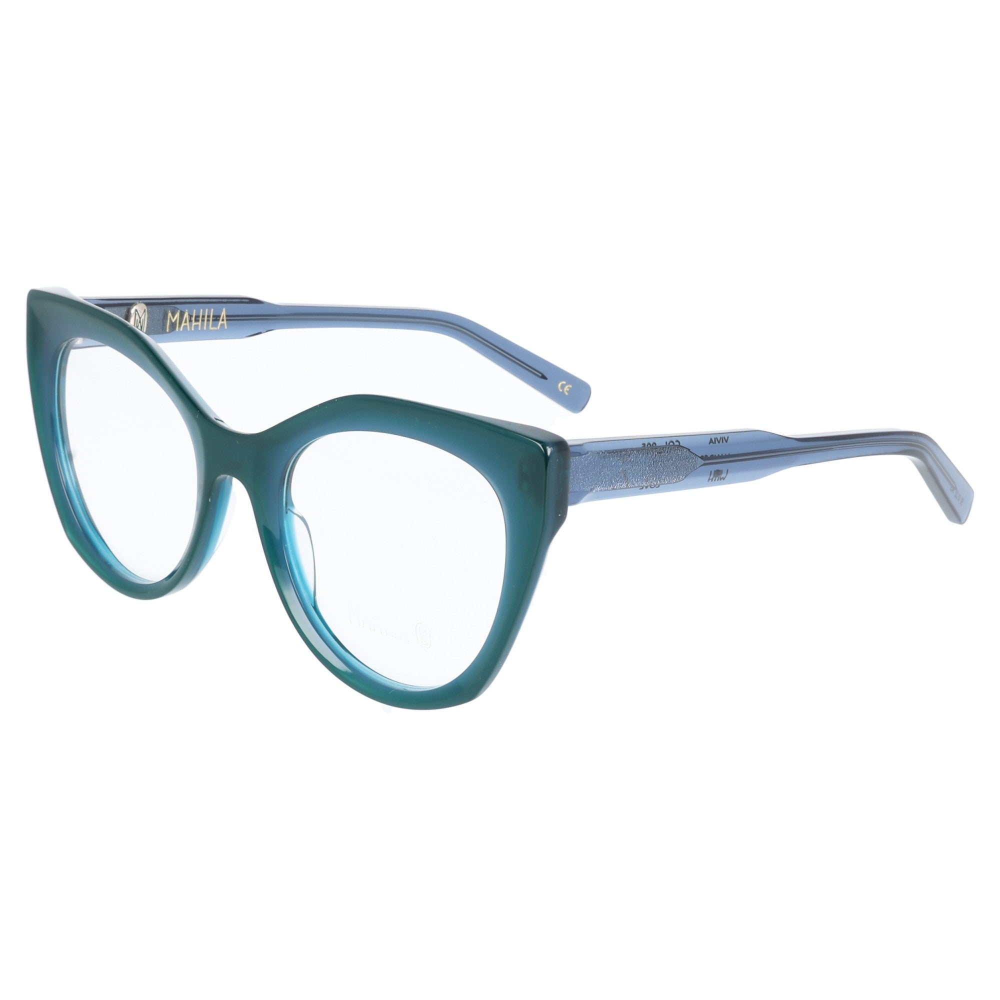 Mahila | Vivia occhiali da vista donna cat-eye turchese