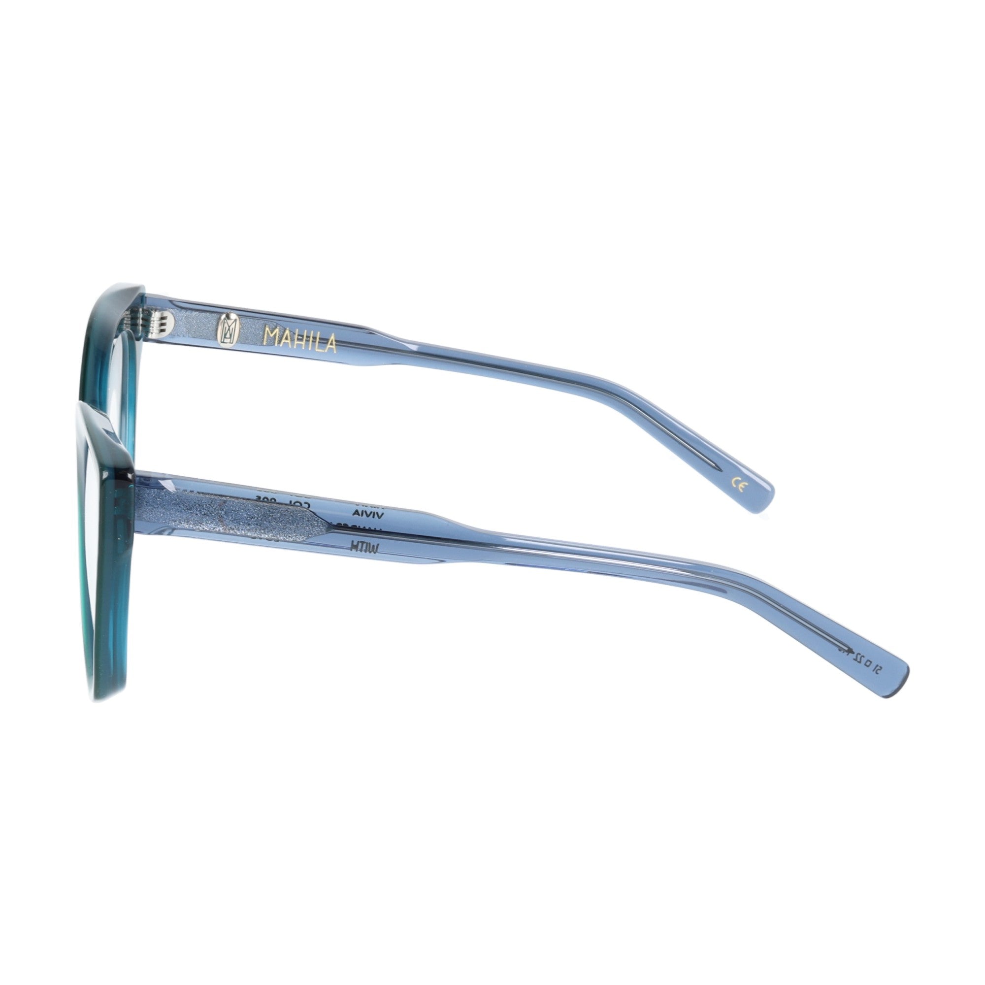 Mahila | Vivia occhiali da vista donna cat-eye turchese