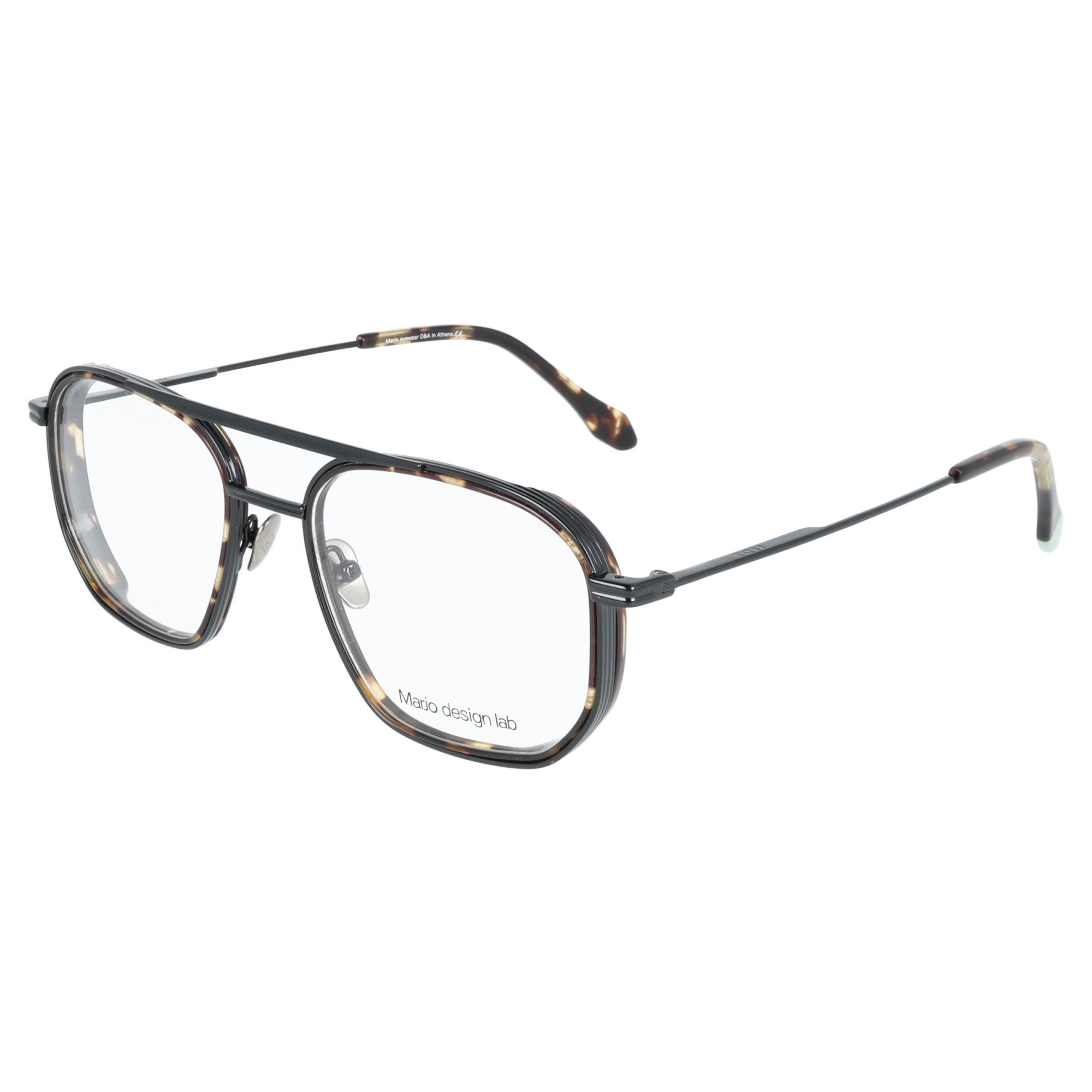 Marjo Design Lab  Heracles occhiale da vista uomo metallo Black Tartarugato
