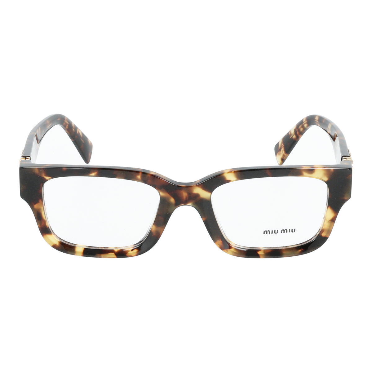 Miu Miu | MU 02YV occhiali vista donna Maculato marrone