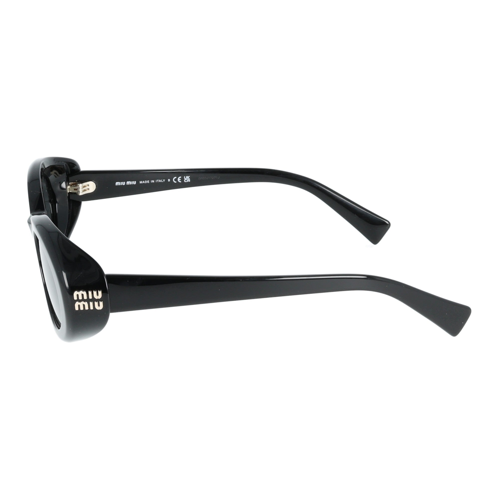 Miu Miu | SMUB09 occhiali da sole da donna ovale Nero