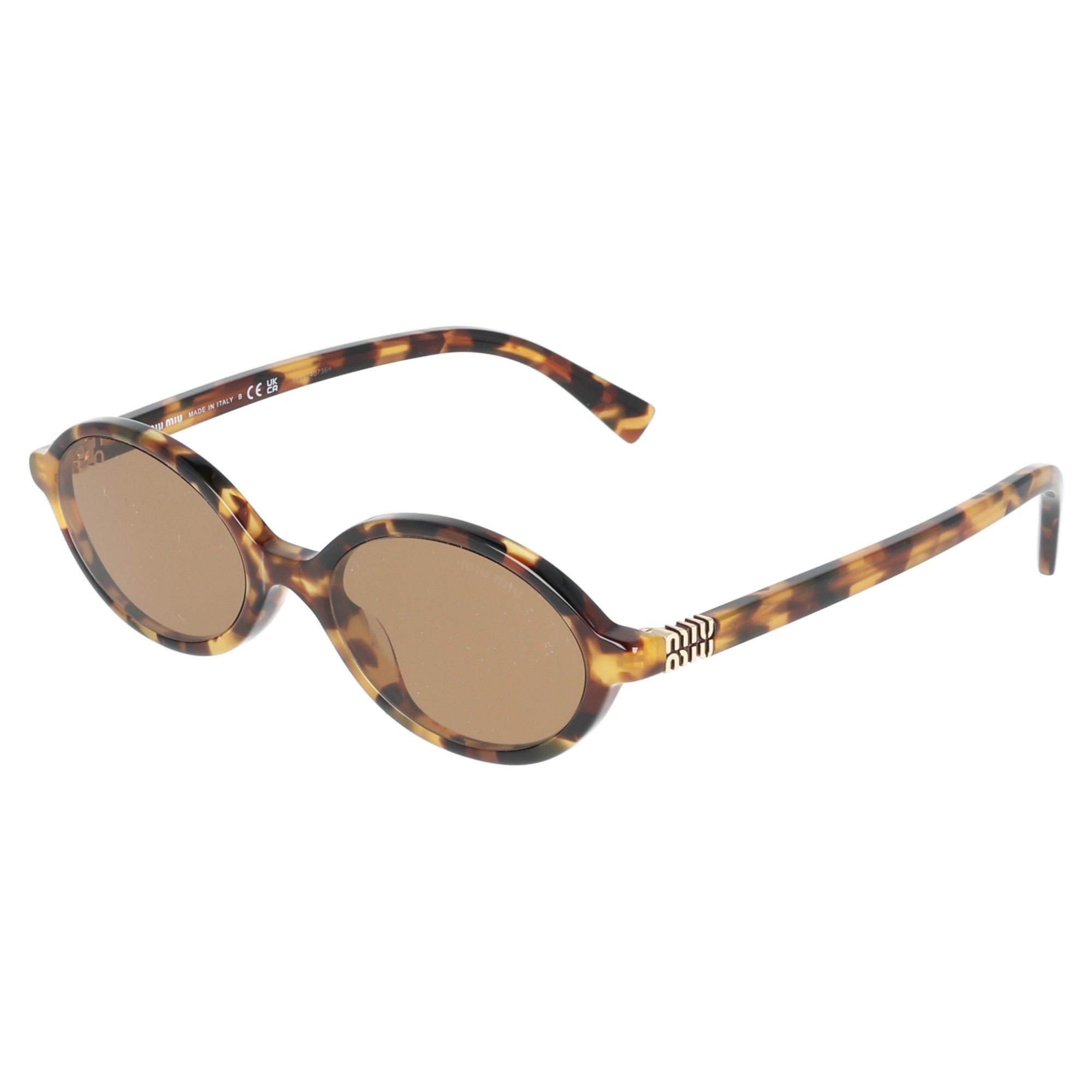 Miu Miu | Smu 04z occhiale da sole farfallina bassa donna Tartarugato marrone