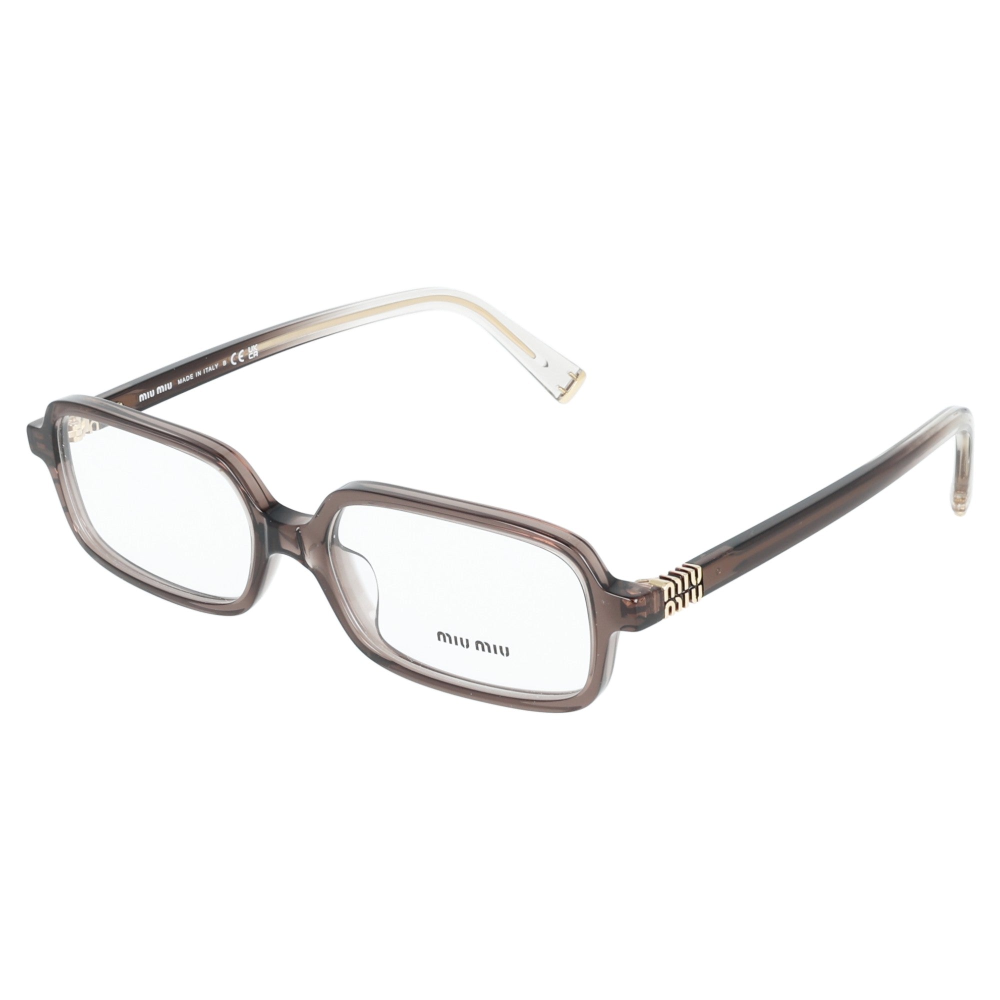Miu Miu | VMU 01Y  occhiale da vista donna Beige farfallina bassa