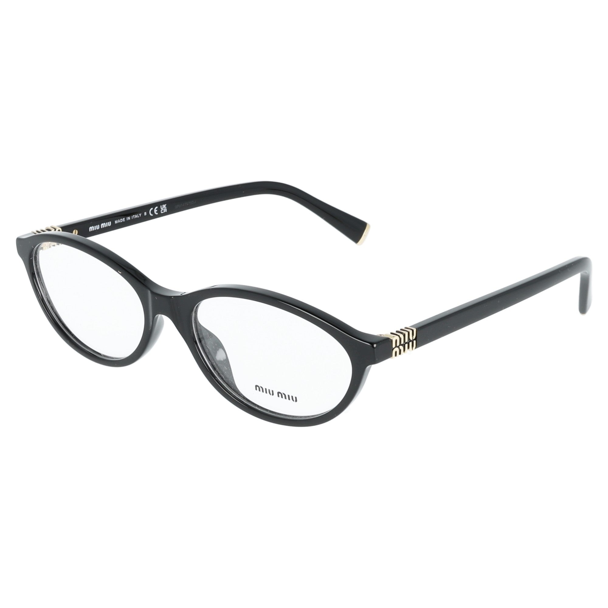 Miu Miu | VMU 09X  occhiali da vista cateye donna Nero