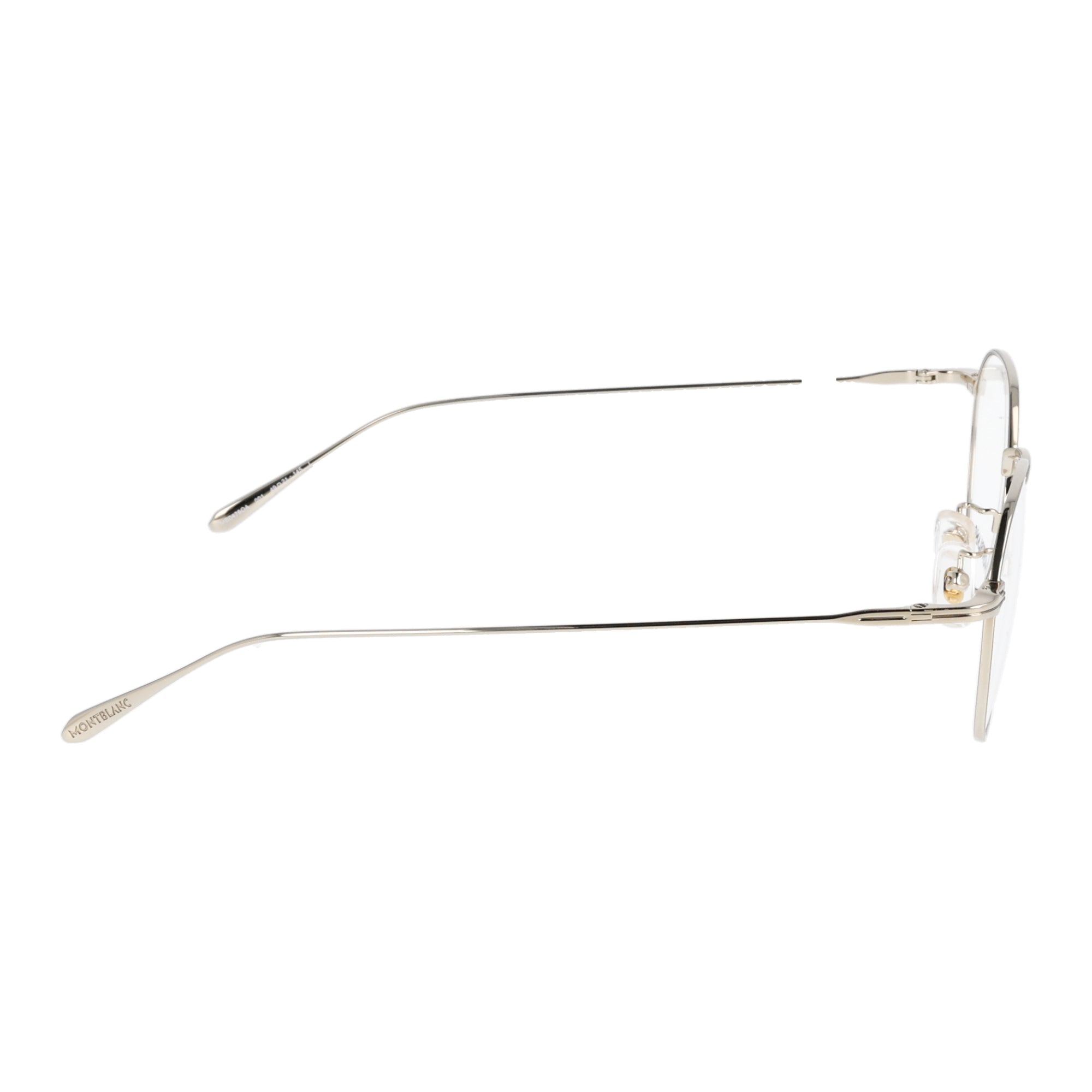 Montblanc | MB0476OA 001 occhiali da vista uomo Metallo argentato