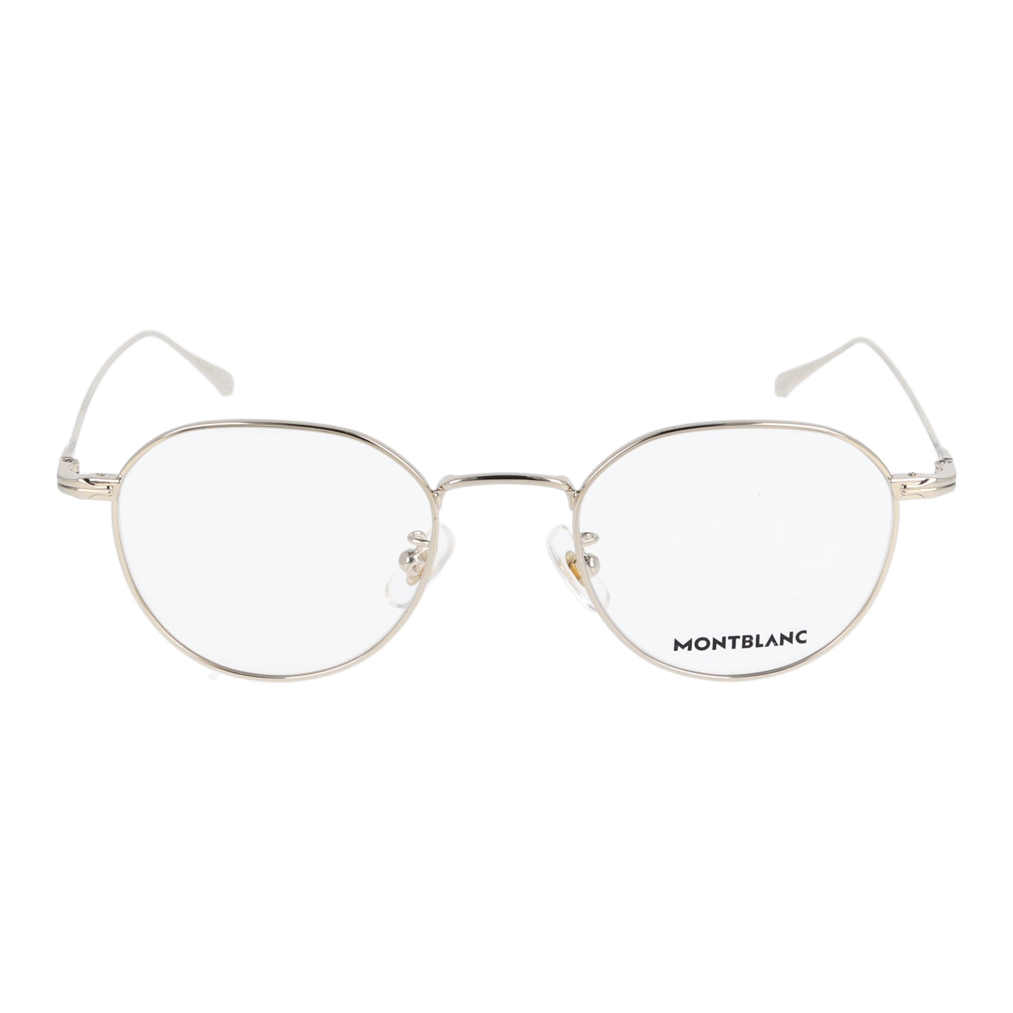 Montblanc | MB0476OA 001 occhiali da vista uomo Metallo argentato