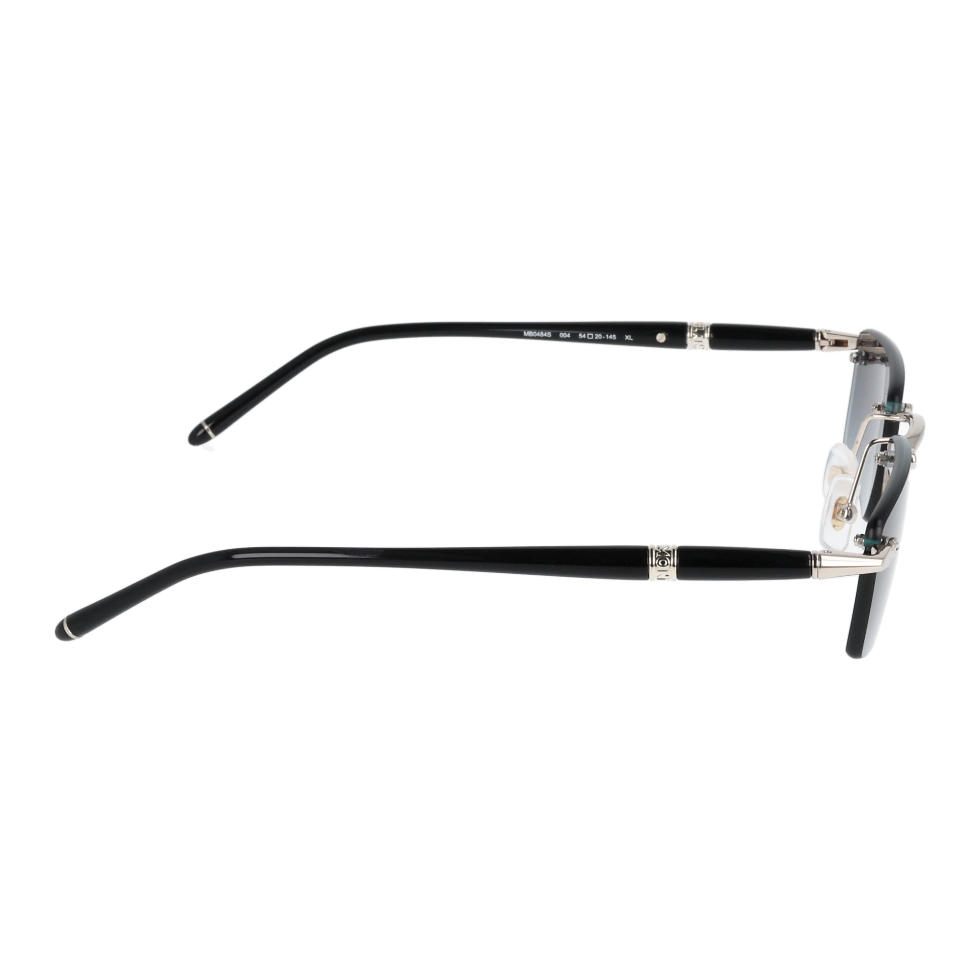 Montblanc | MB0484S 004 occhiali da sole uomo rettangolari Nero