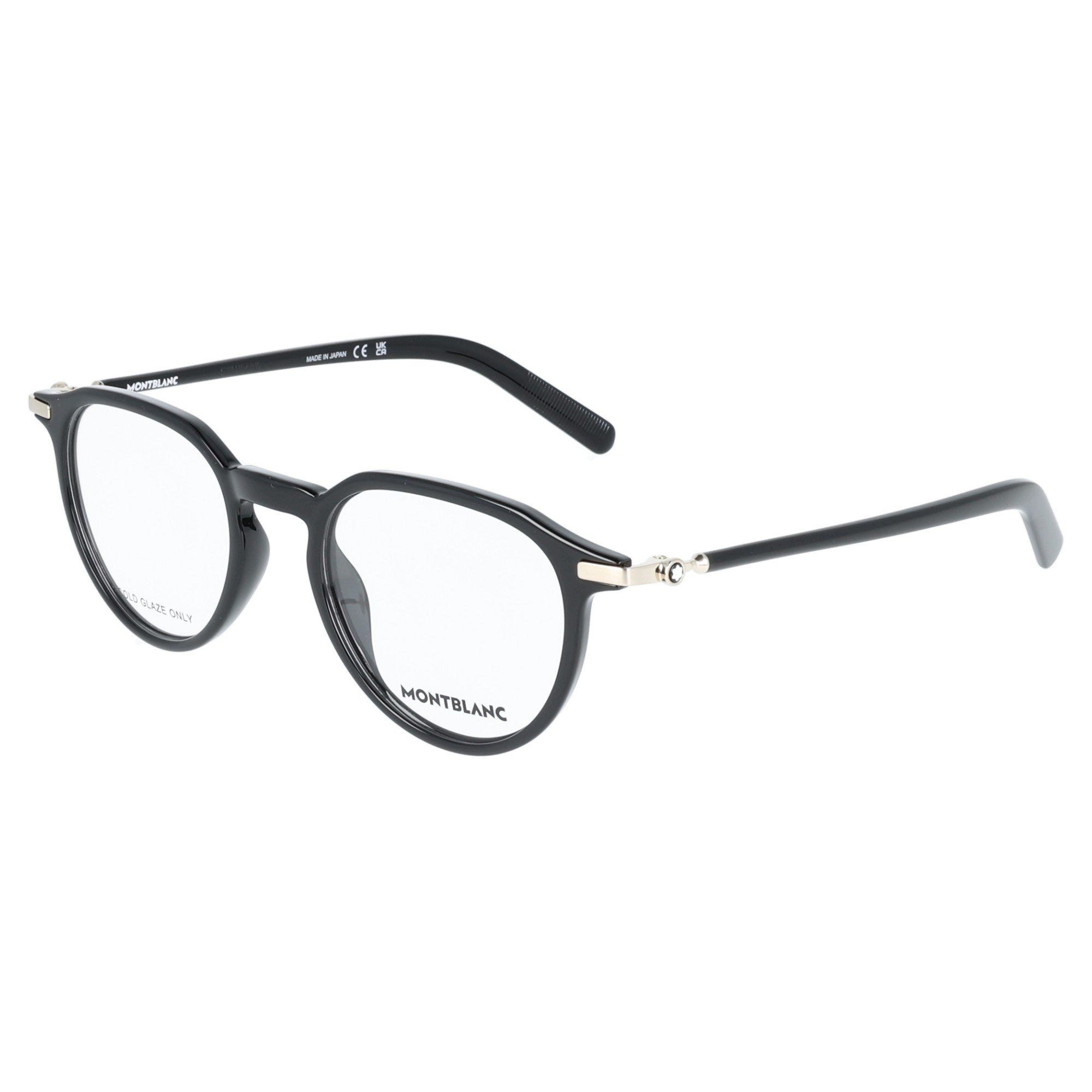 Montblanc | MB0495O 001 occhiali da vista uomo Nero laterale