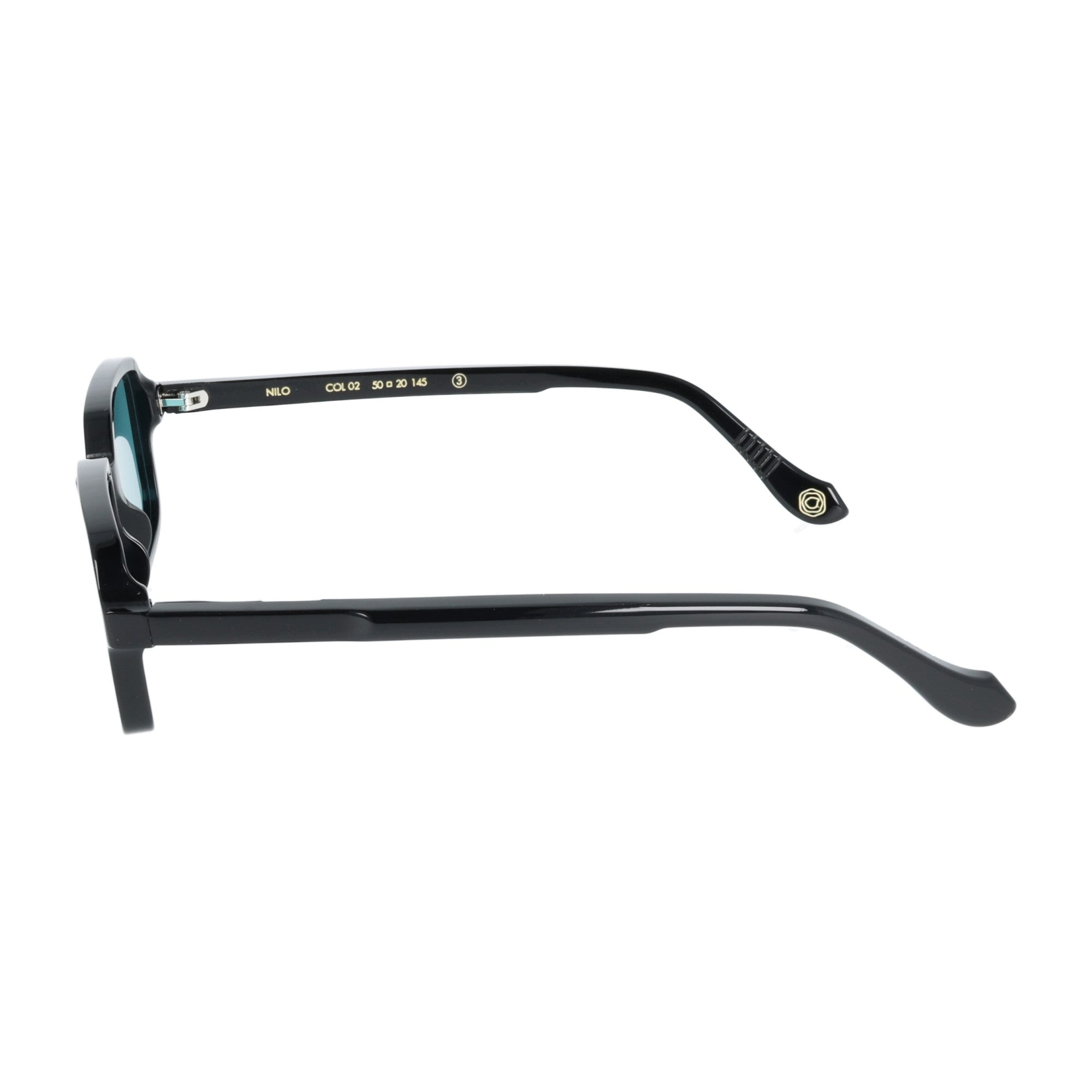 Kyme | Nilo - Nero lenti azzurre / Nero / Arancione / Havana