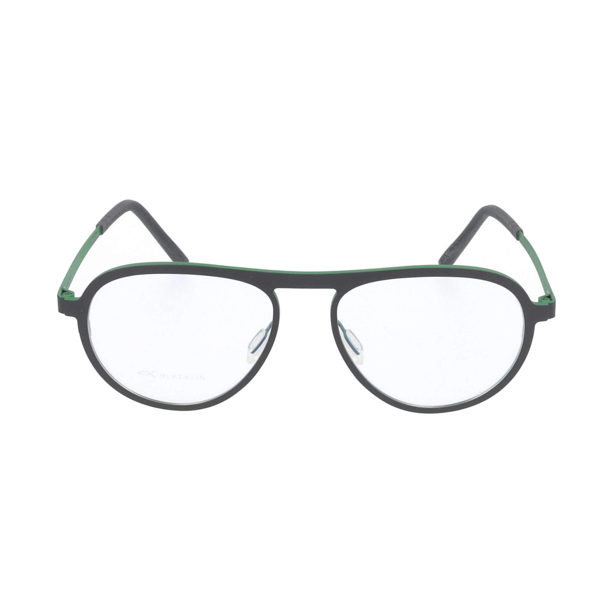 Occhiale da vista Blackfin Orkney BF1054 colore 1675 in titanio nero e verde alpino