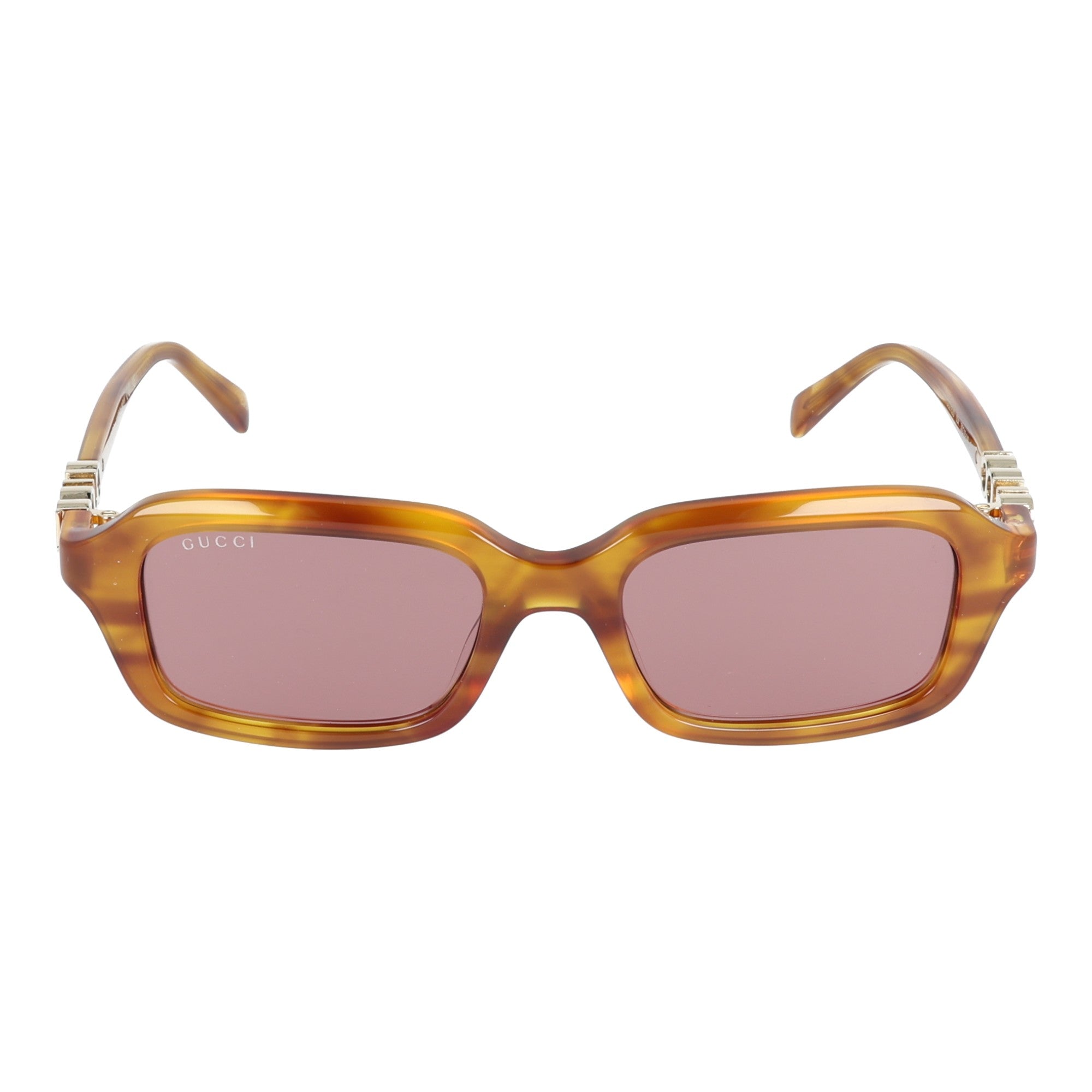 Occhiali da sole donna Gucci GG2152S 004 tartarugato chiaro vista frontale