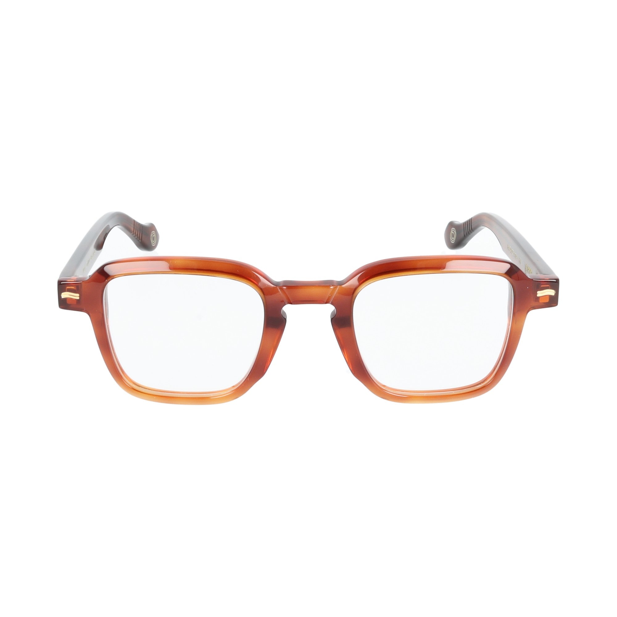 Occhiali da vista da uomo Troy Kyme havana squadrati