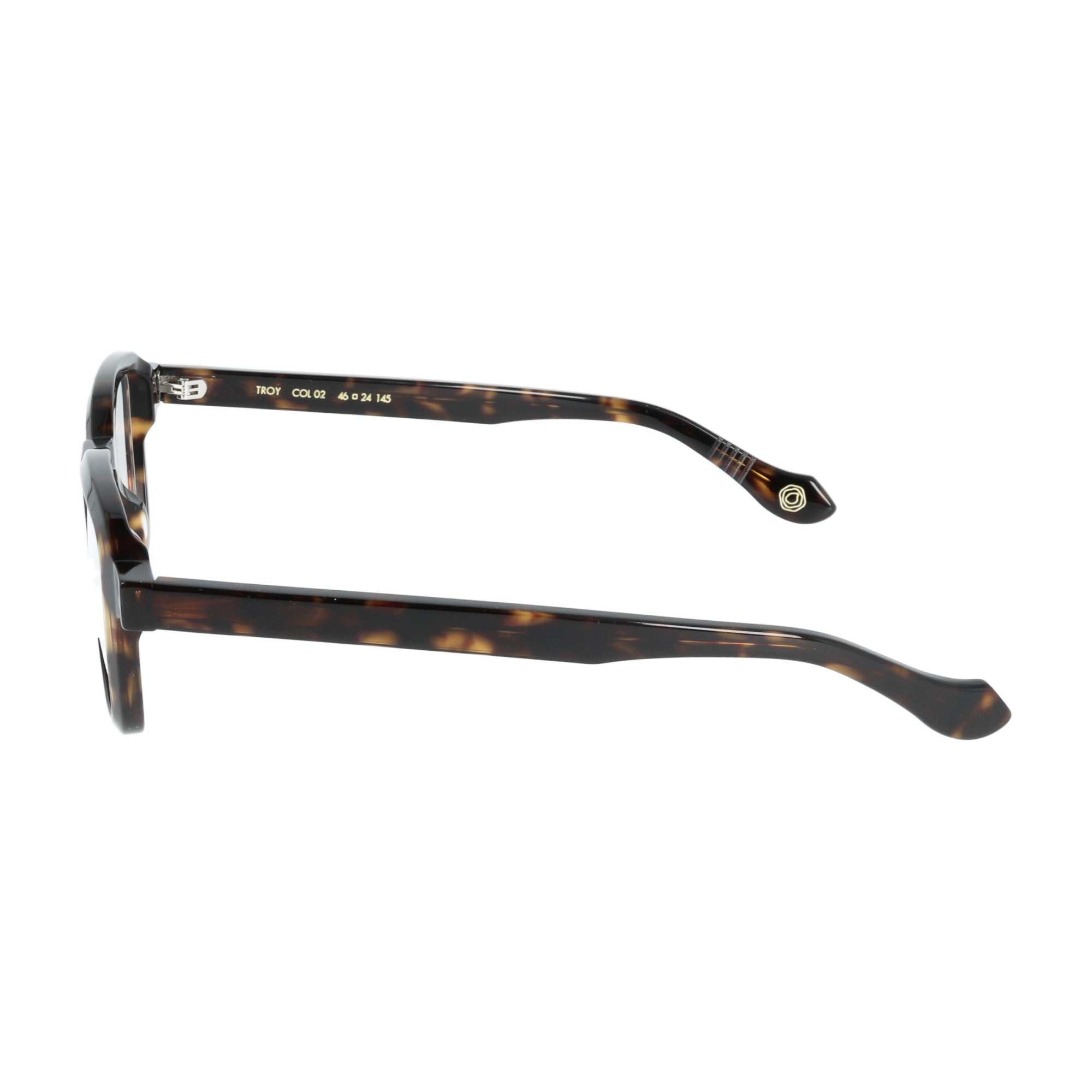 Occhiali da vista da uomo Troy Kyme havana squadrati