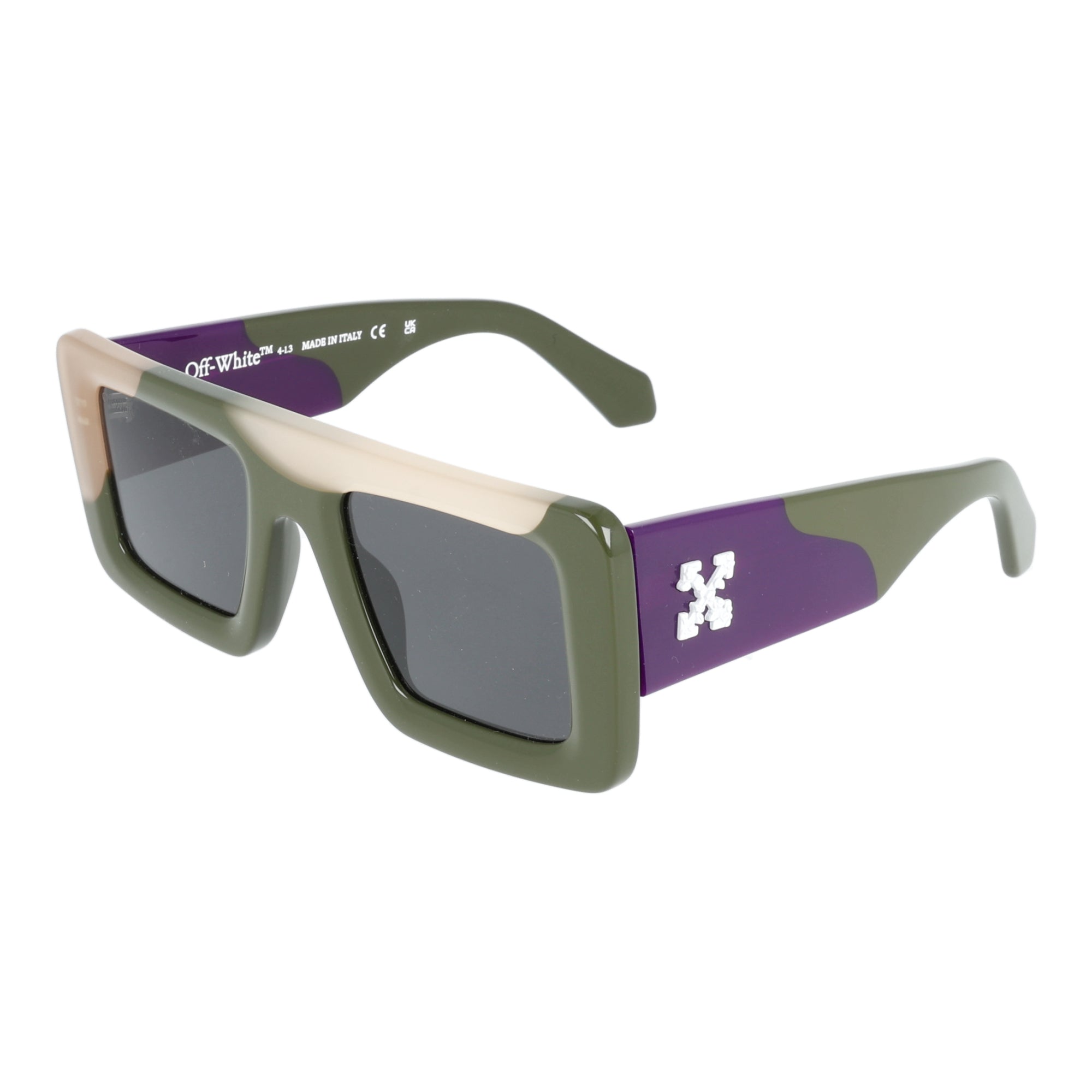 Off-White | OERI069 5707  occhiali da sole Verde & Viola