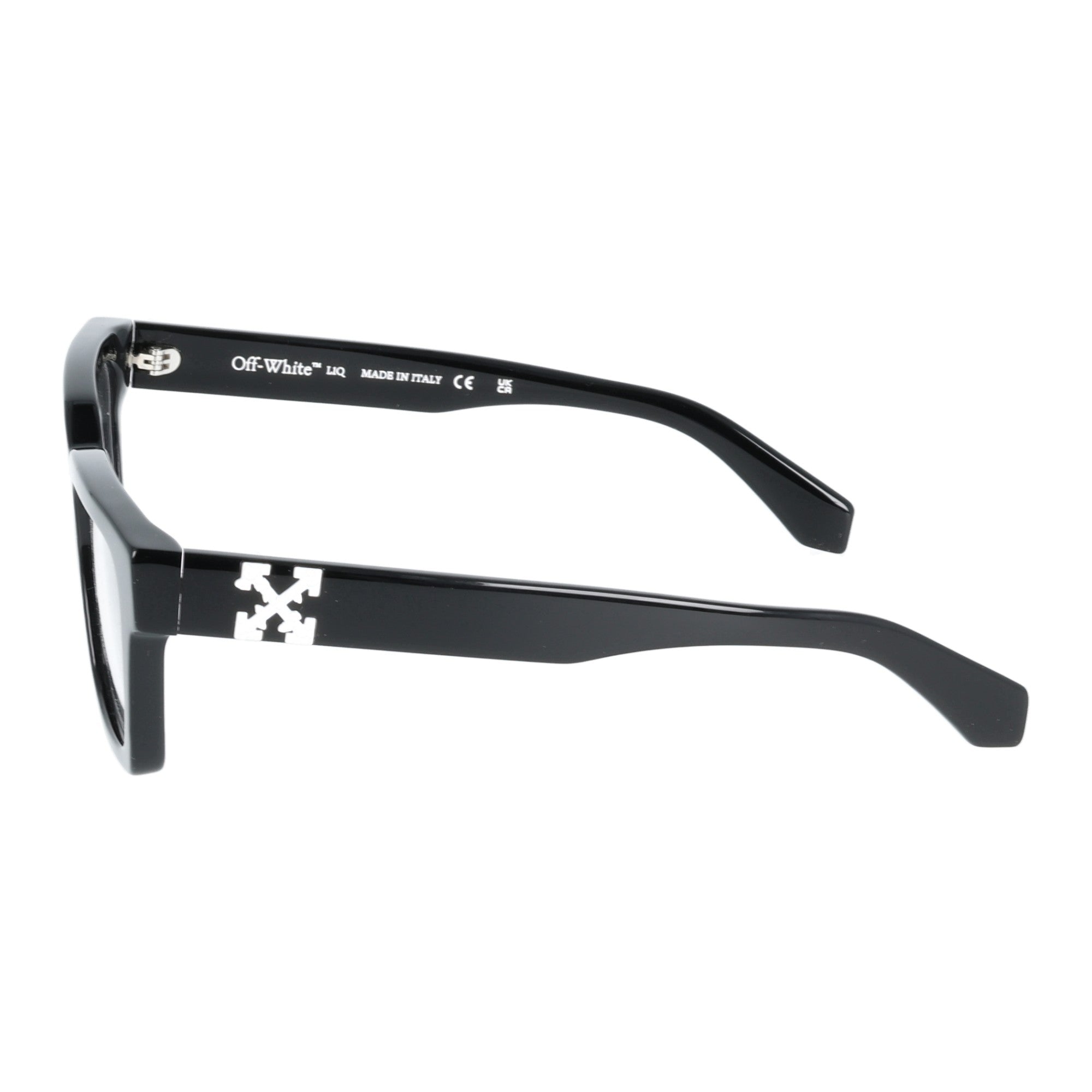 Off-White | OW9000 occhiali da vista uomo con Clip on Nero laterale