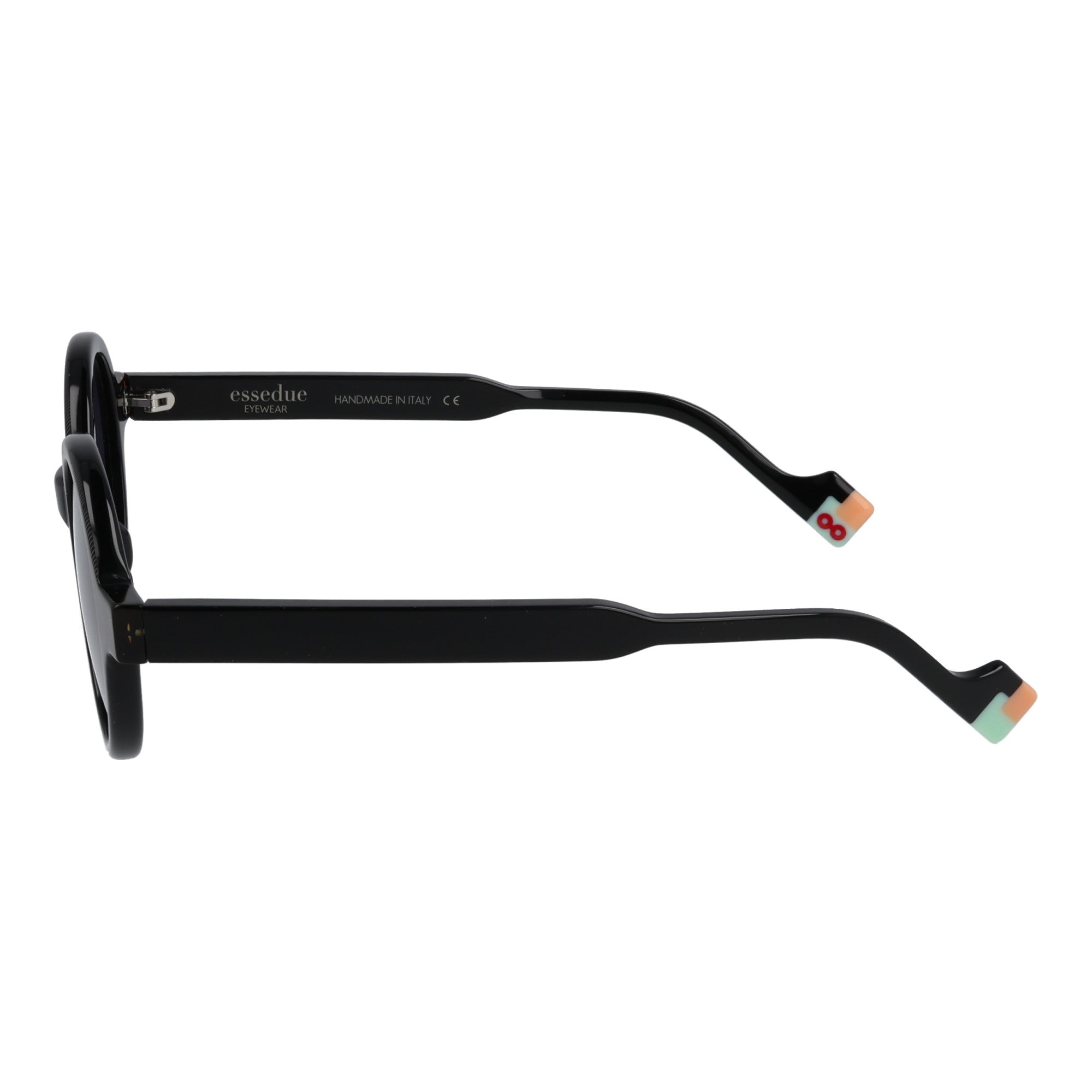 Essedue | Robin - Nero / Grigio / Havana / Rosa occhiali da sole unisex rotondo