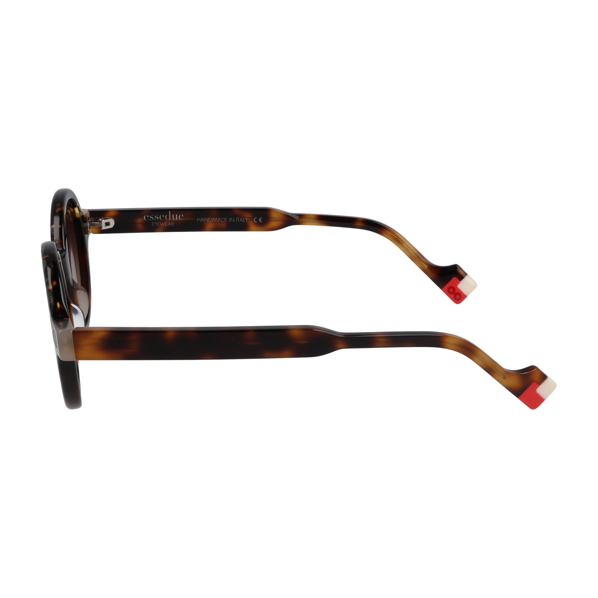 Essedue | Robin - Nero / Grigio / Havana / Rosa occhiali da sole unisex rotondo