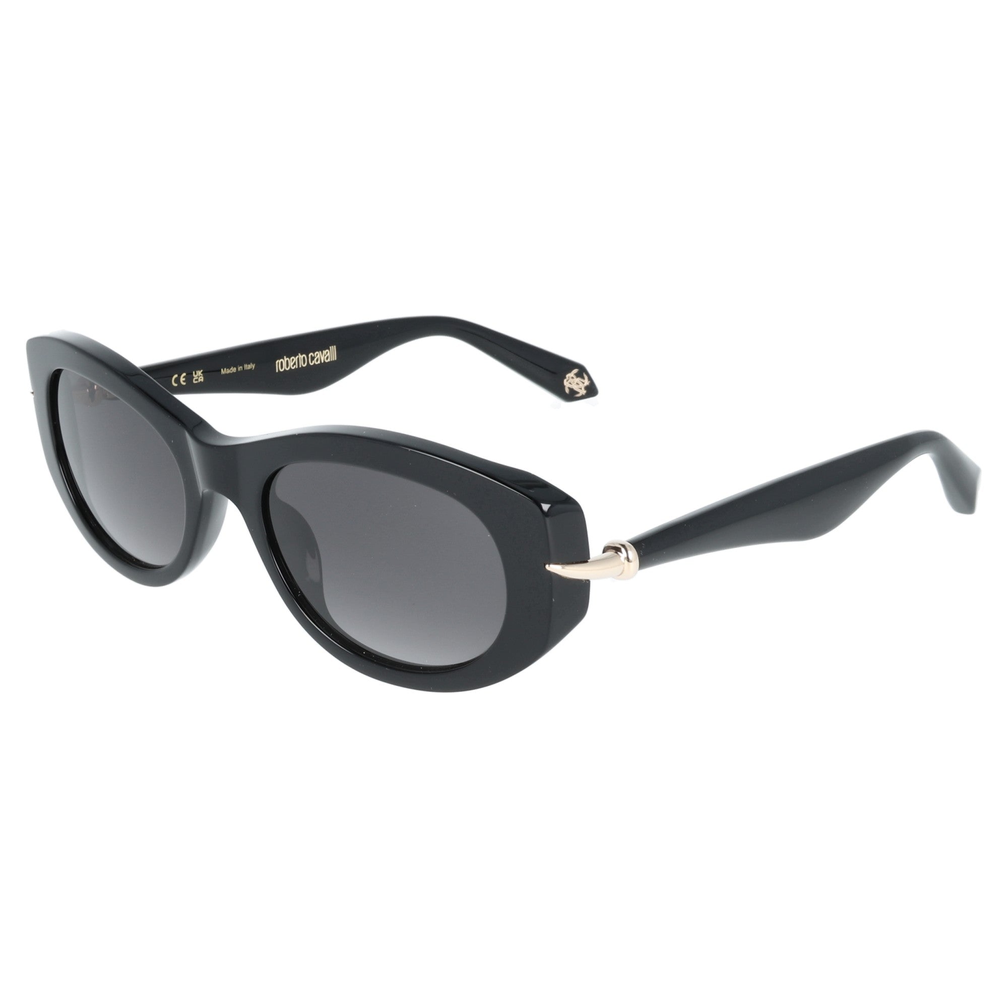 Roberto Cavalli | SRC173M col. 0700 occhiale da sole donna ovale Nero