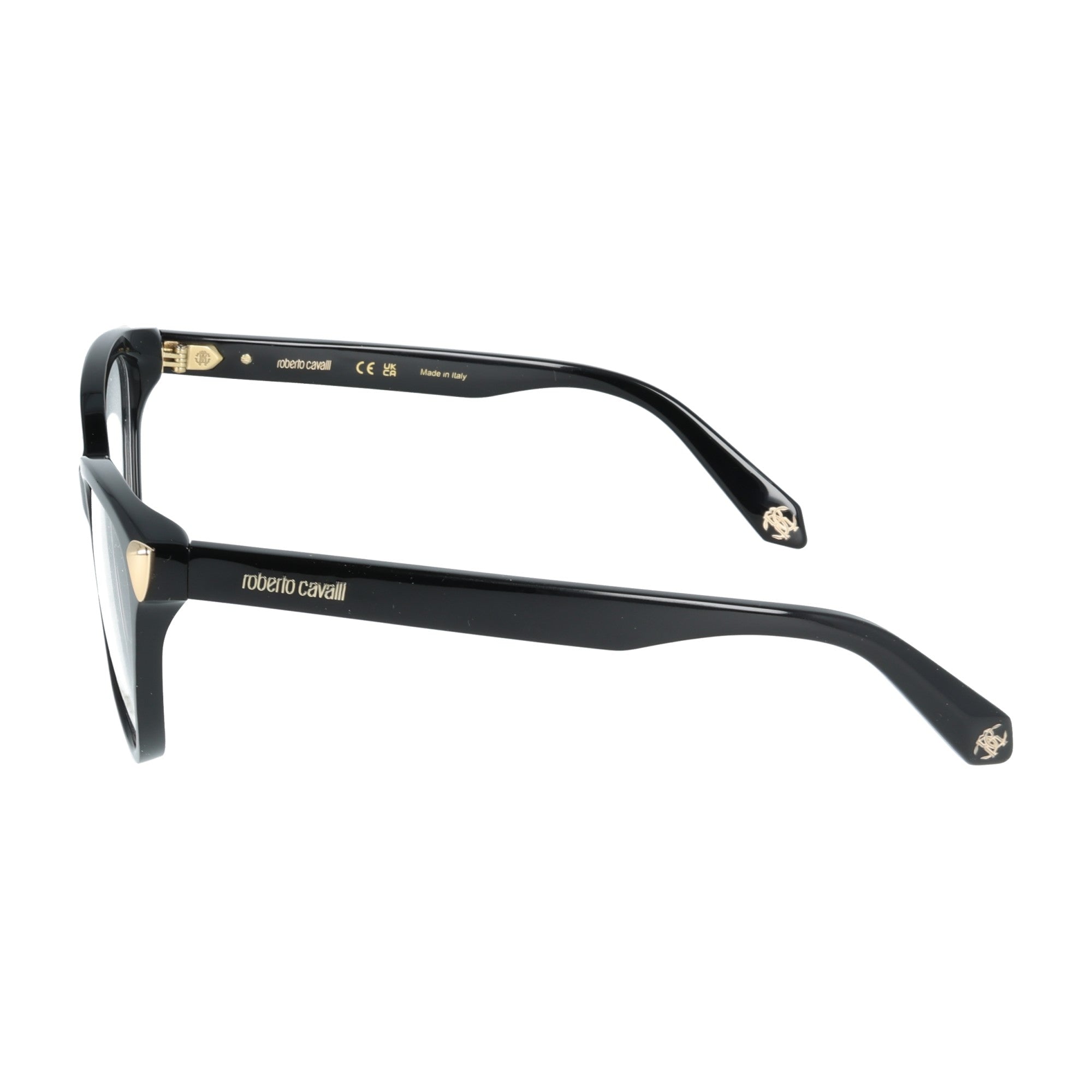 Roberto Cavalli | VRC102 0700 occhiale da vista Nero acetato cateye