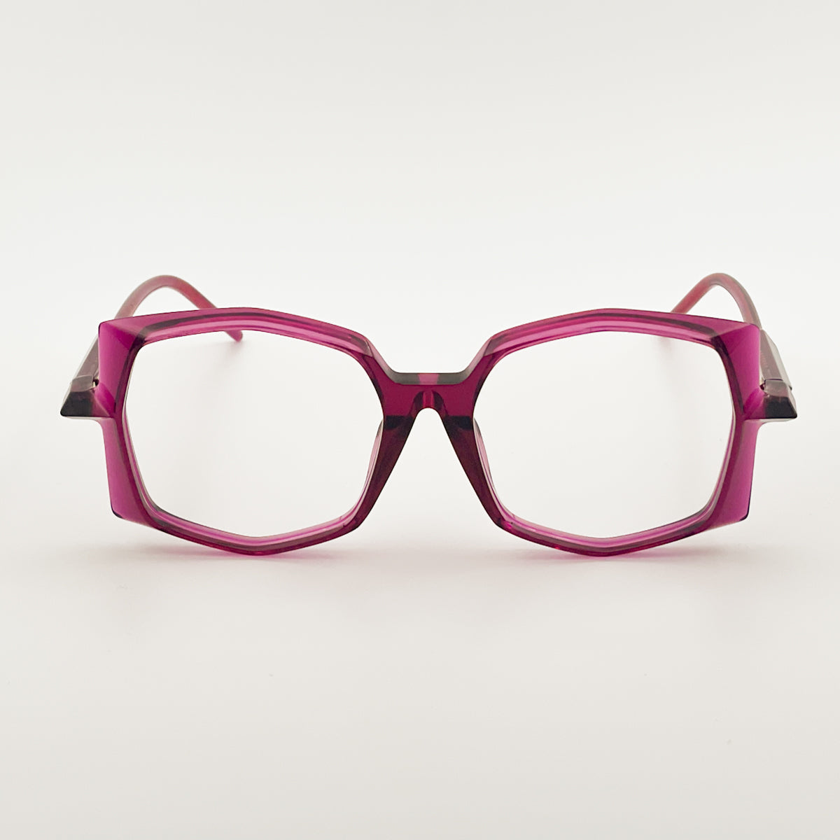 Soya india magenta Occhiale da vista da donna acetato di alta qualità