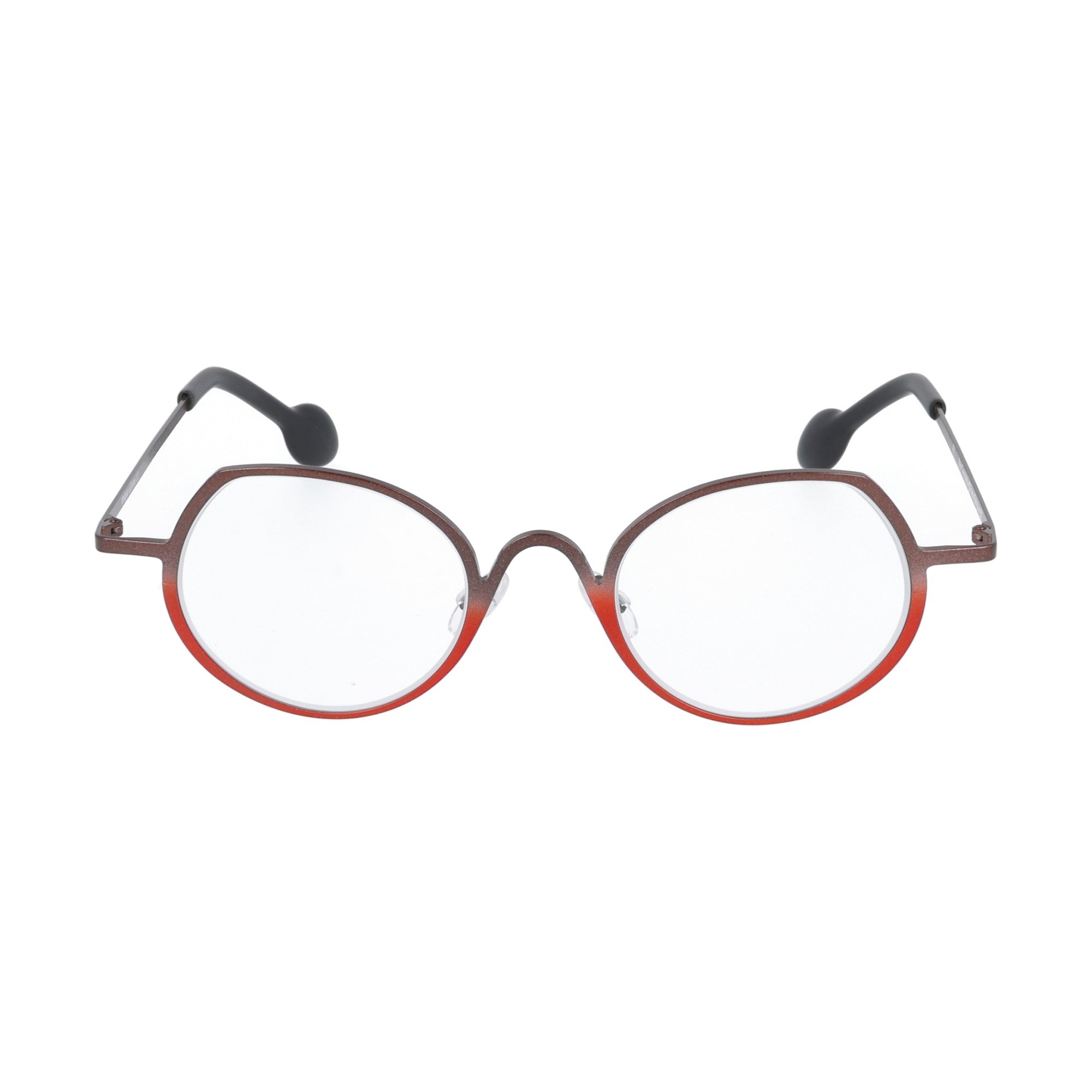Theo |  Constantia occhiale da vista unisex titanio Rosso & ruggine