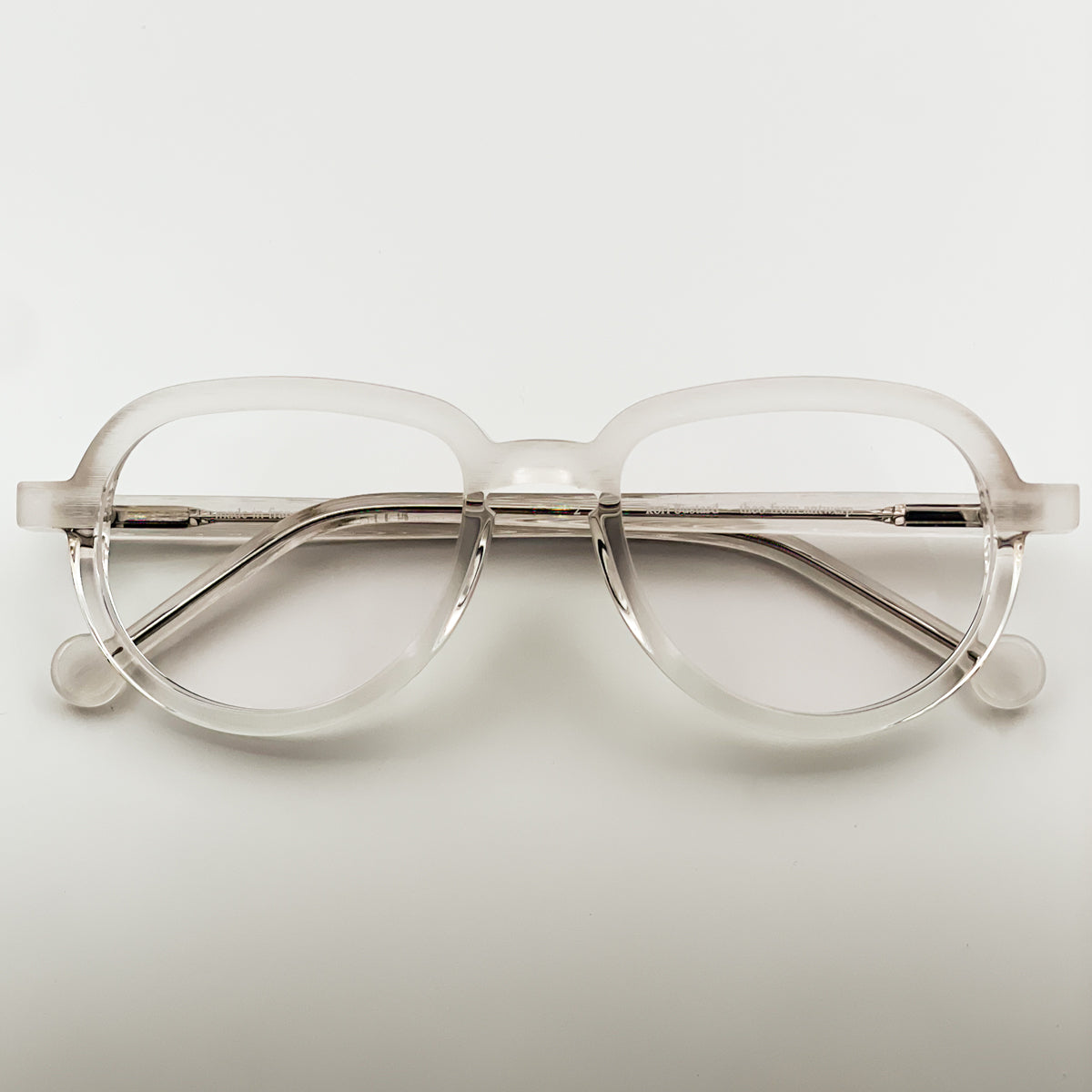 Theo Eyewear  Kori Bustard Occhiale da vista unisex bianco trasparente