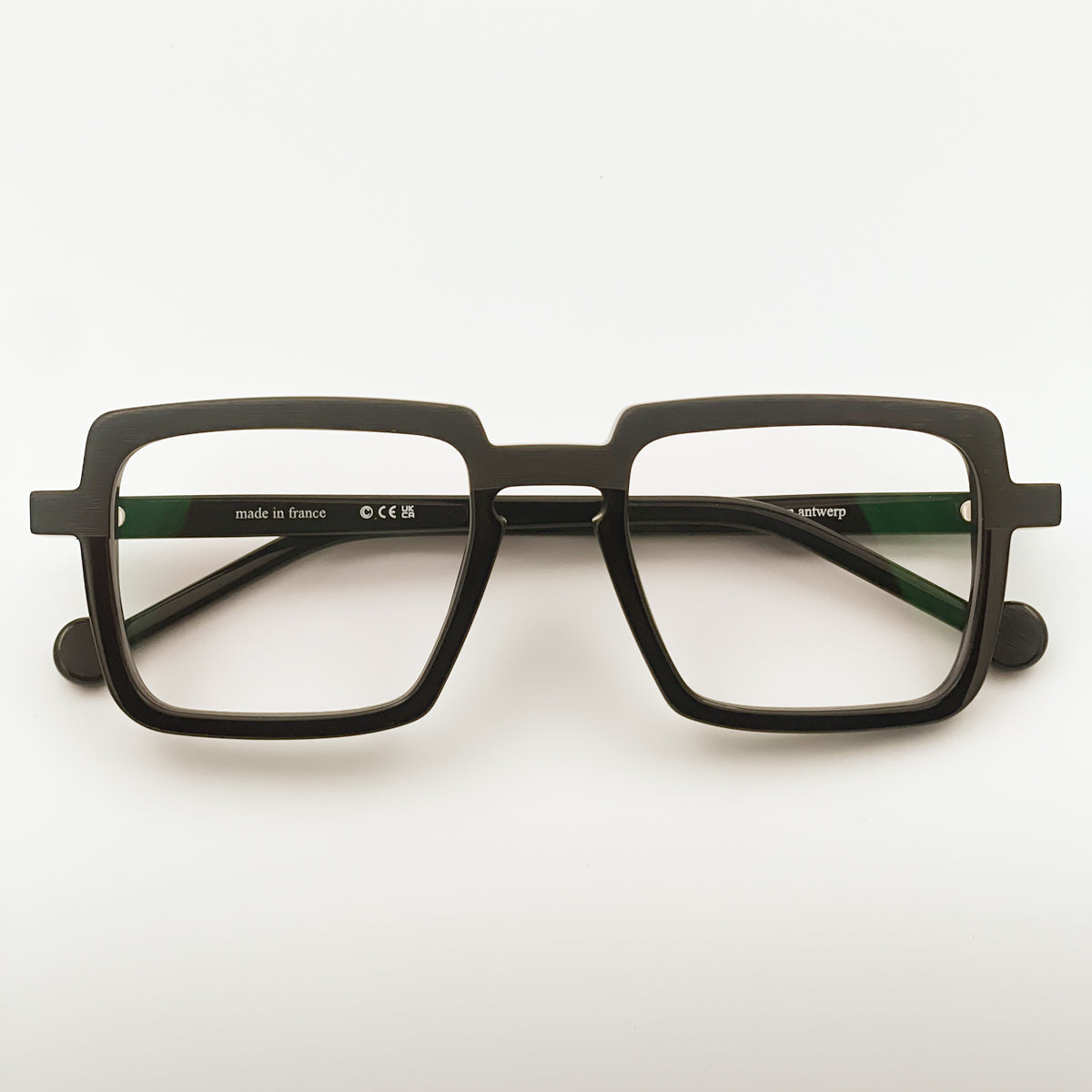 Theo Eyewear Martial Eagle Occhiali da vista acetato di cellulosa nero