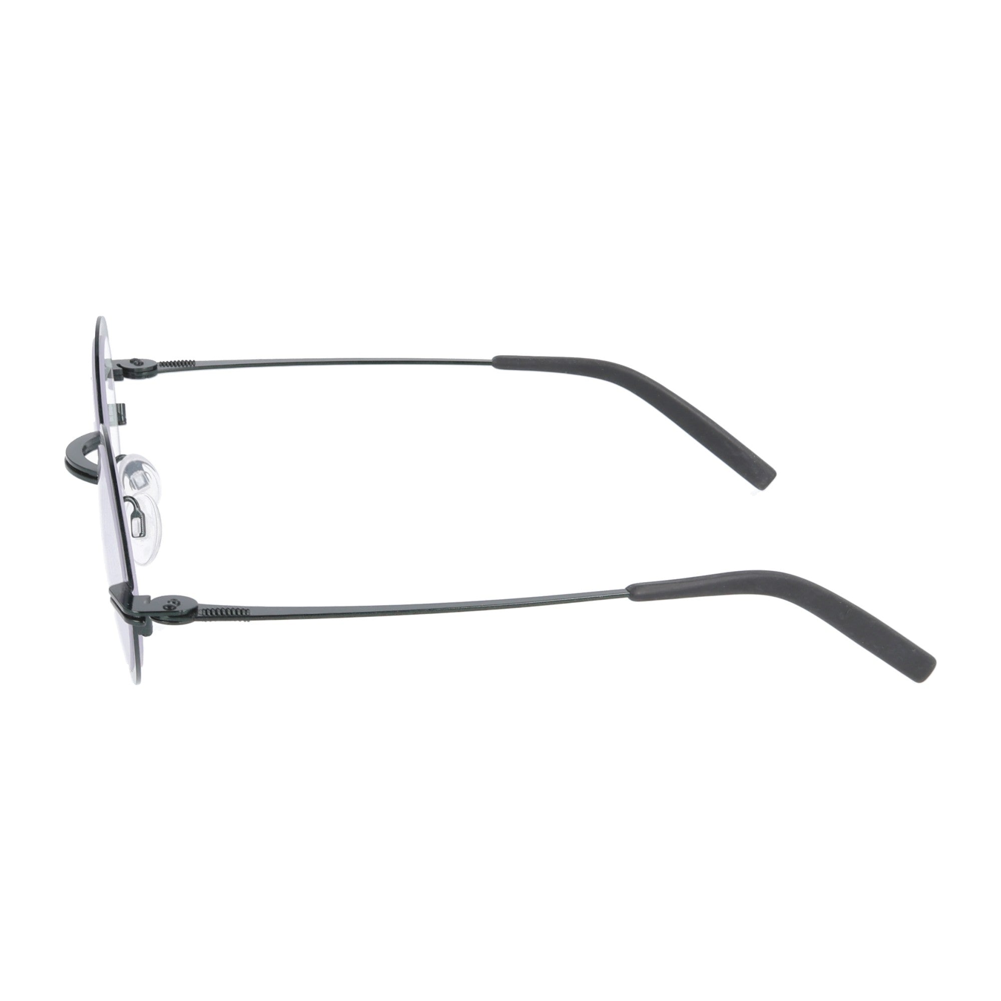 Theo | Grilled 501 occhiale da vista unisex rotondo titanio Nero