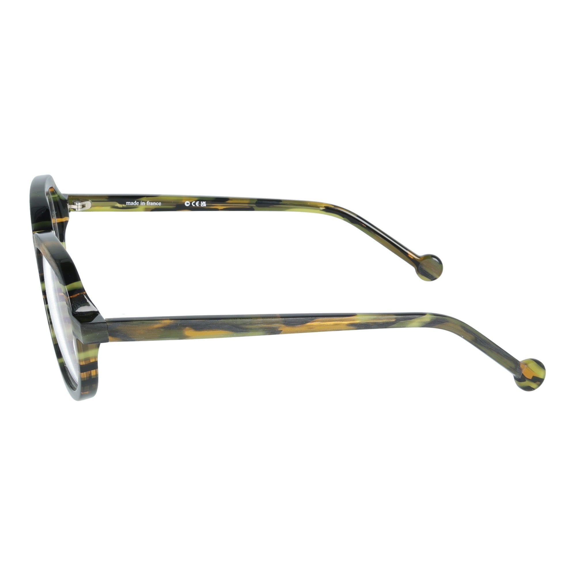 Theo | Kori Bustard occhiale da vista unisex Striato marrone verde