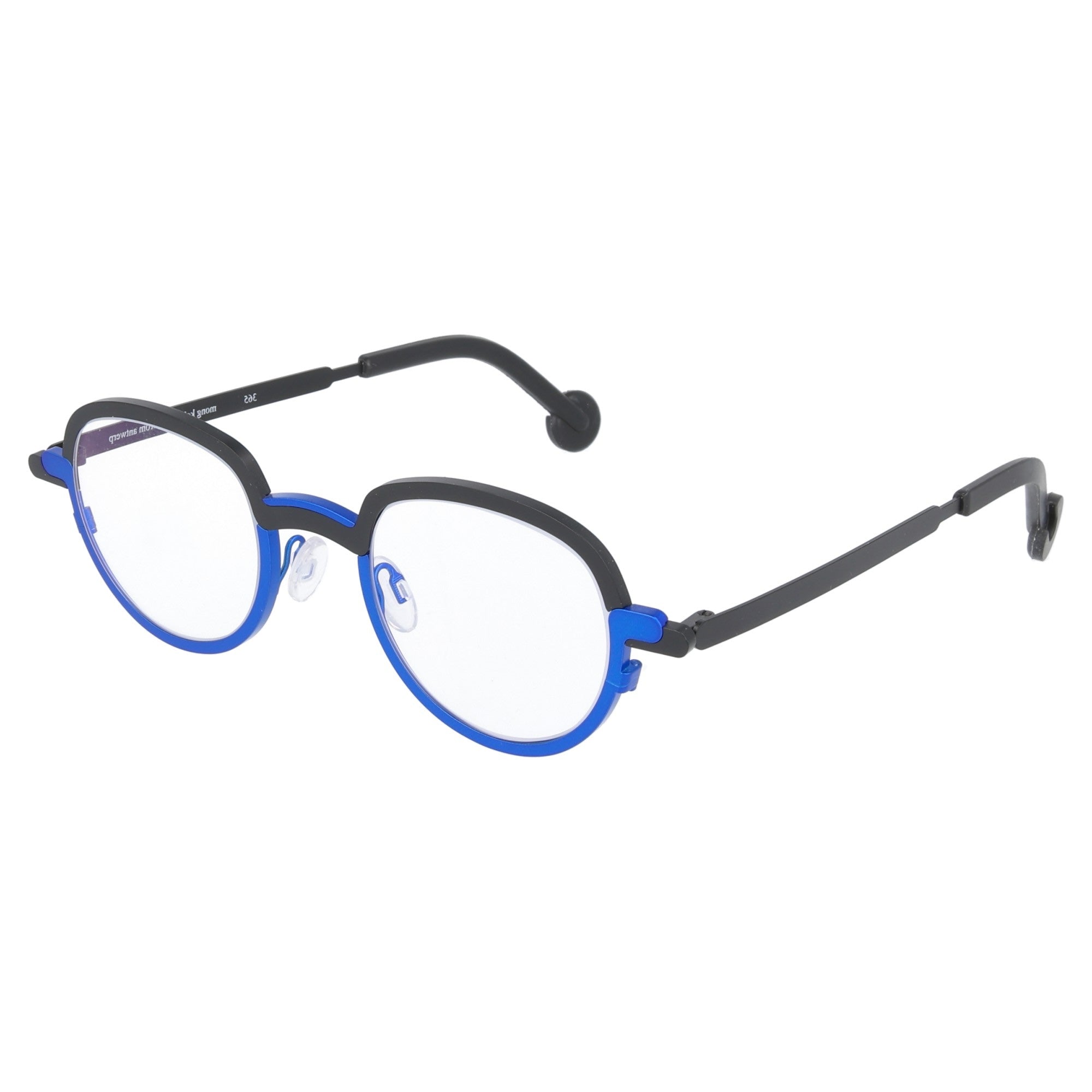 Theo | Mong Kok occhiale da vista unisex titanio nero blu