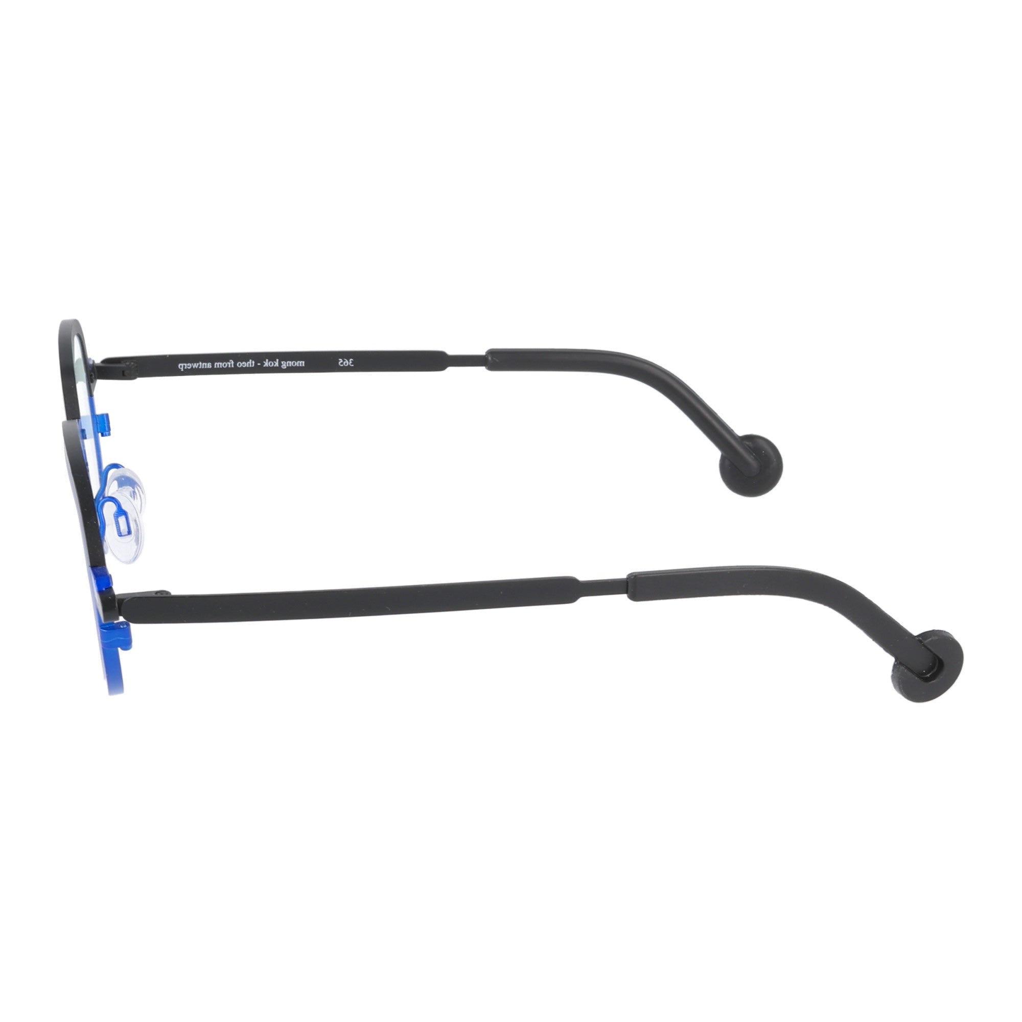 Theo | Mong Kok occhiale da vista unisex titanio nero blu