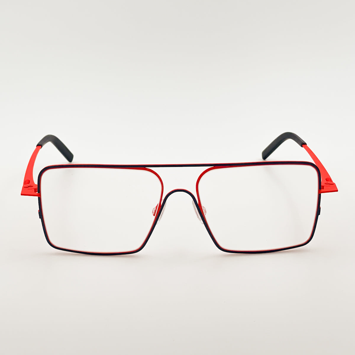 Theo  occhiali da vista da uomo Isohel colori Nero / Rosso