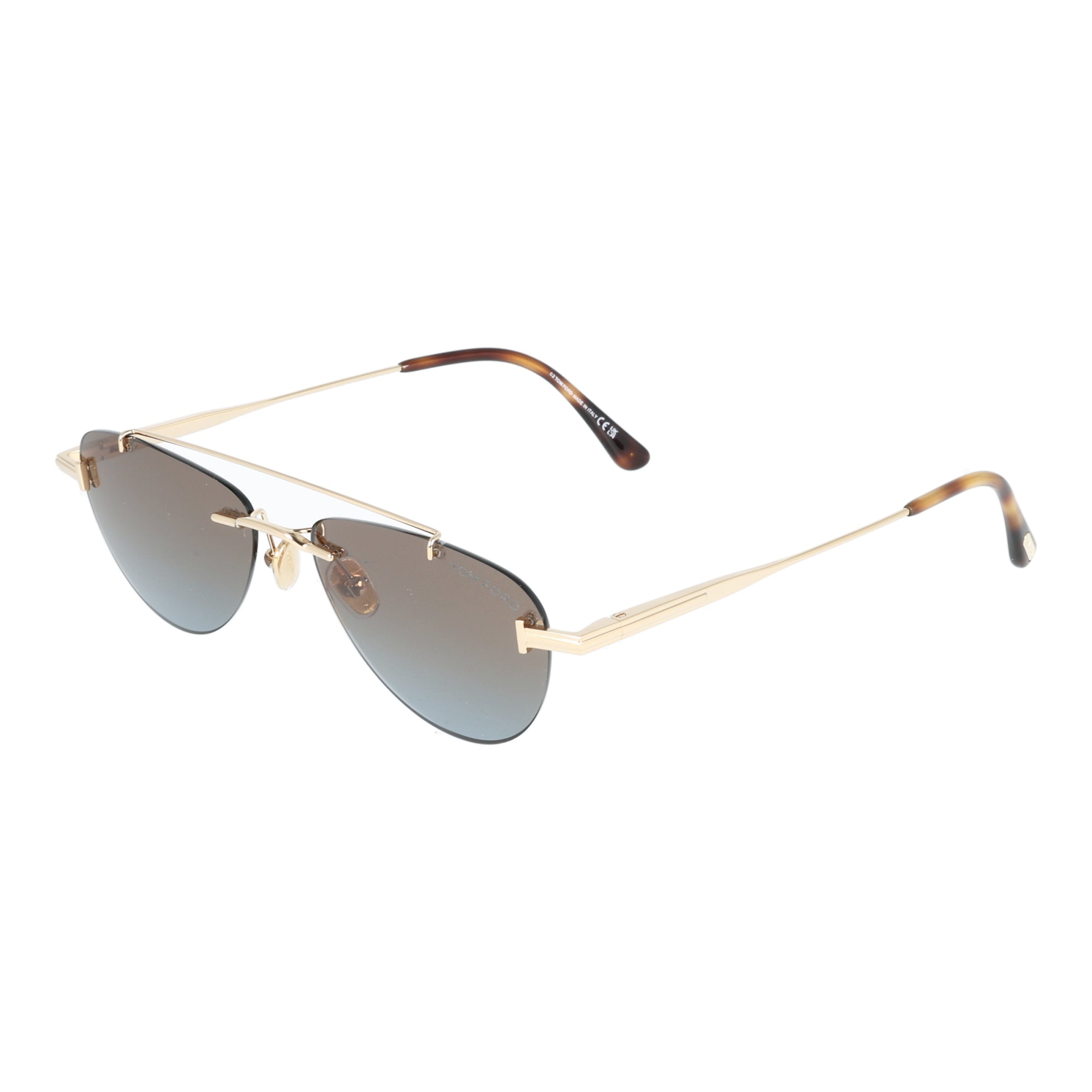 Tom Ford | Astor FT1356 occhiali da sole unisex Metallo dorato