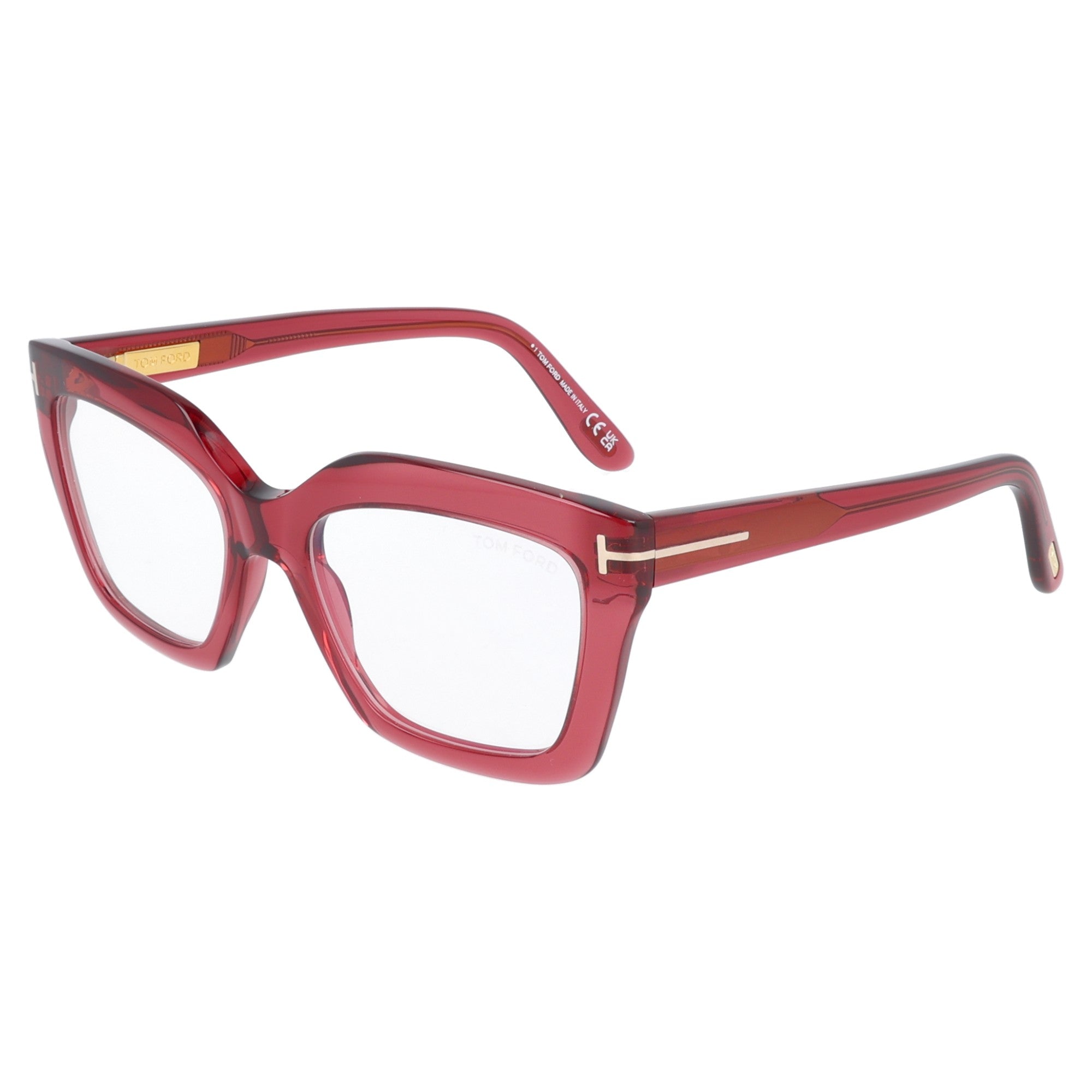 Tom Ford | TF6093-B 069  Amaranto lucido occhiali da vista cat-eye donna