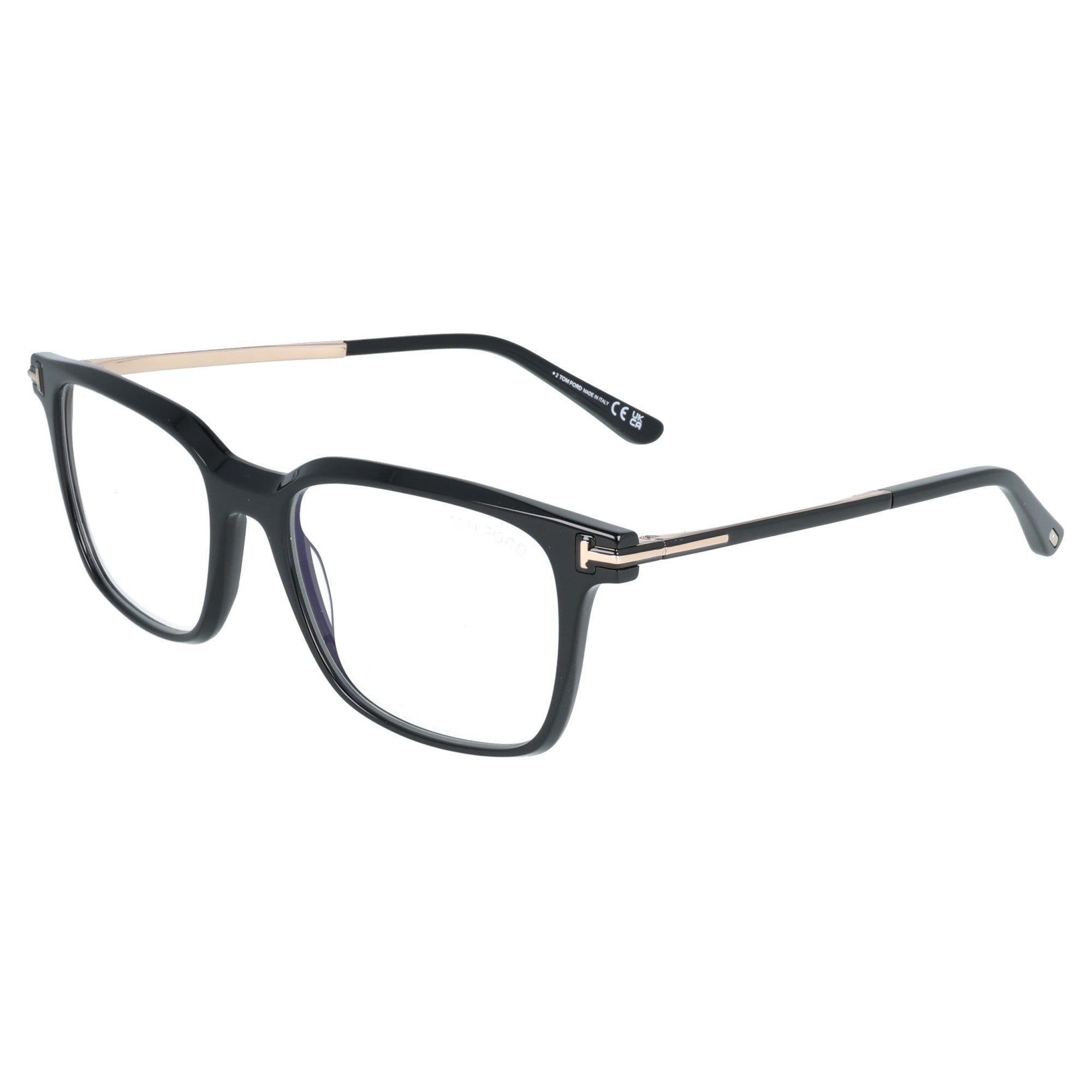 Tom Ford | TF6124-B Nero occhiali da uomo rettangolari