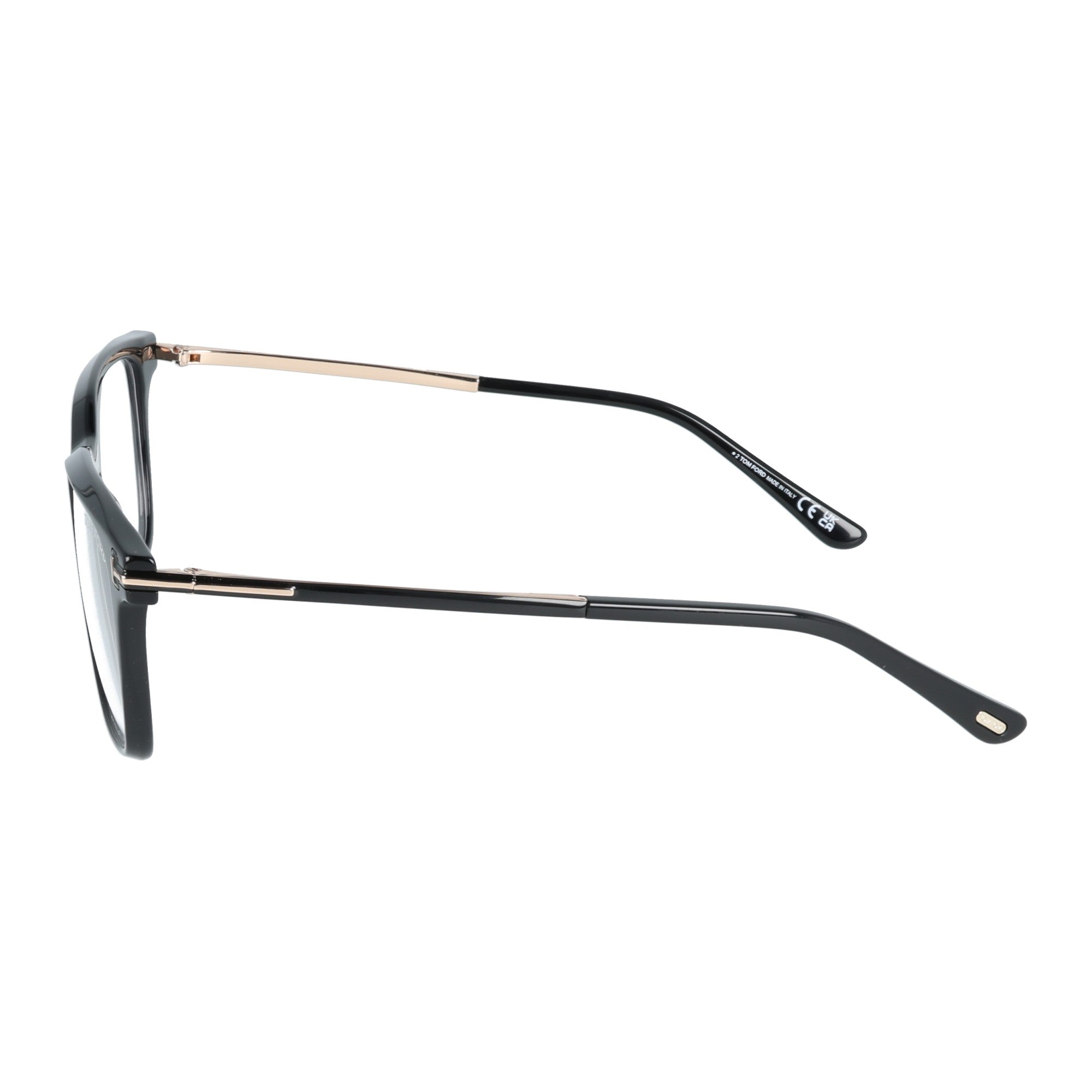 Tom Ford | TF6124-B Nero occhiali da uomo rettangolari