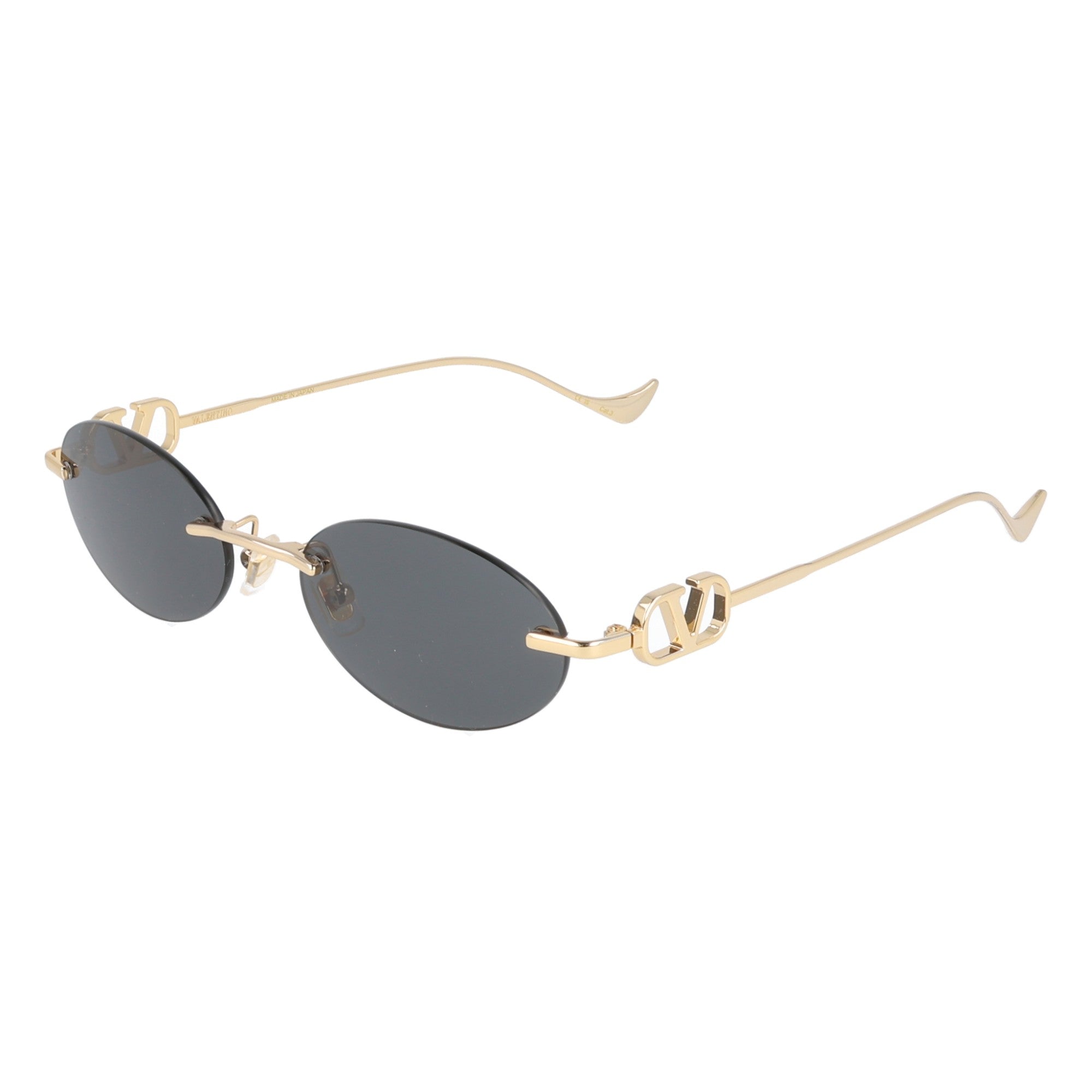 Valentino | VG0032S - Metallo dorato Lente grigio occhiali da sole donna