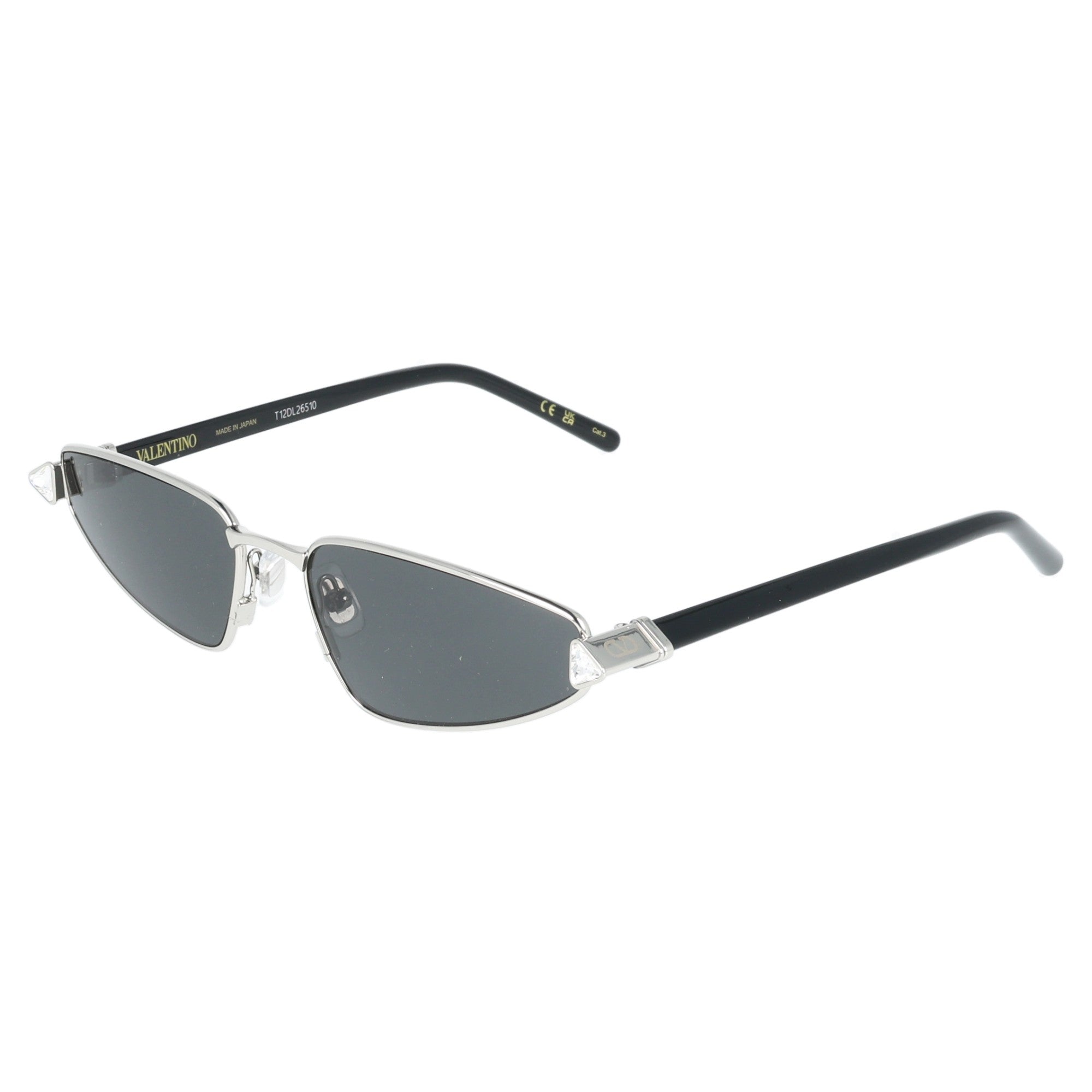 Valentino | VG0035S cat-eye Metallo argentato con lente grigia occhiali da sole donna