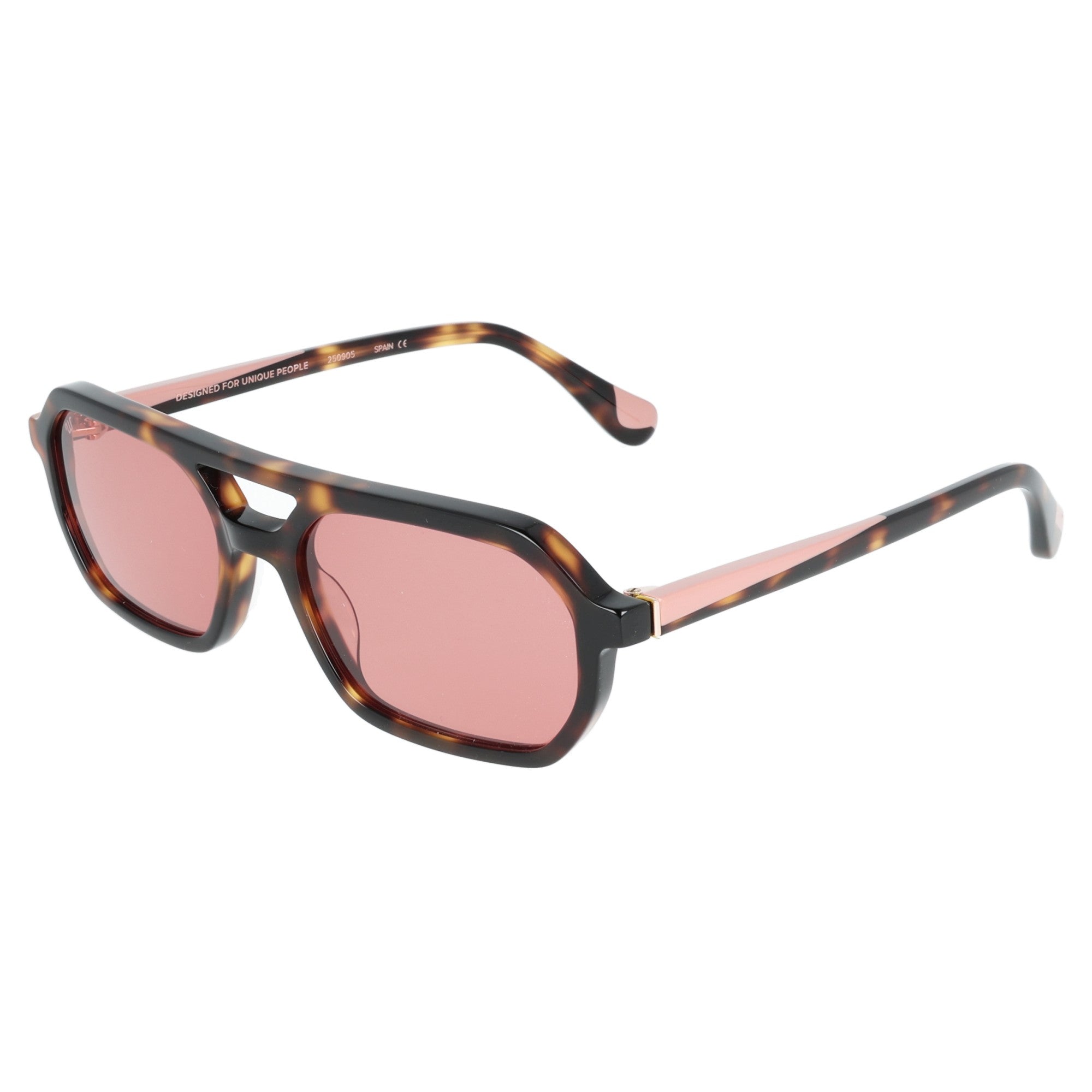 Woodys | Feyre 01 occhiale da sole unisex rettangolare Havana