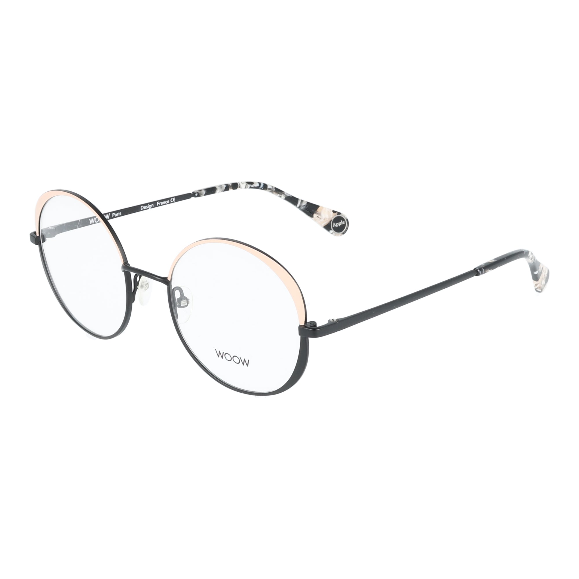 Woow | Paris Big Apple 1 col. 9618  occhiali da donna metallo Panna & Nero
