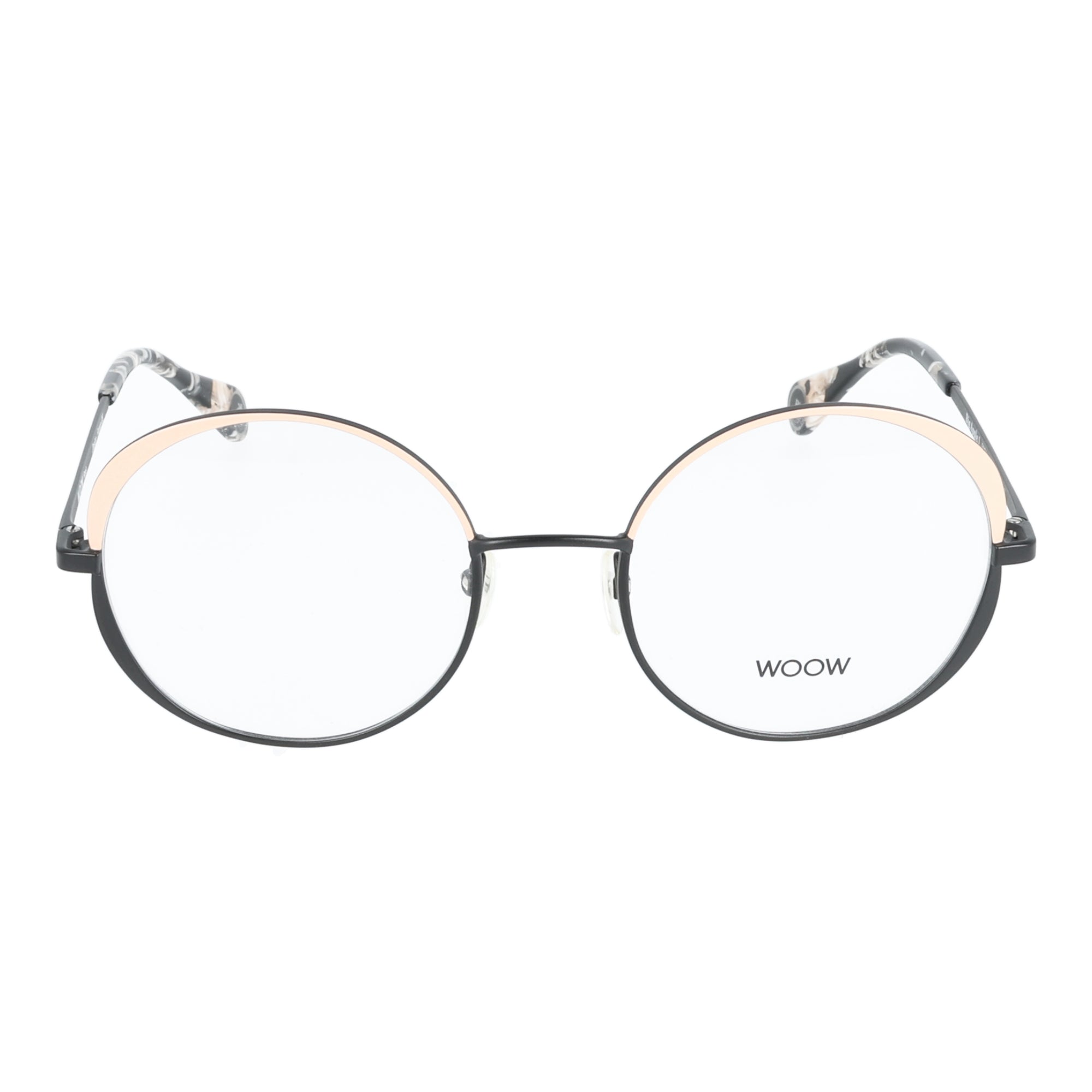 Woow | Paris Big Apple 1 col. 9618  occhiali da donna metallo Panna & Nero