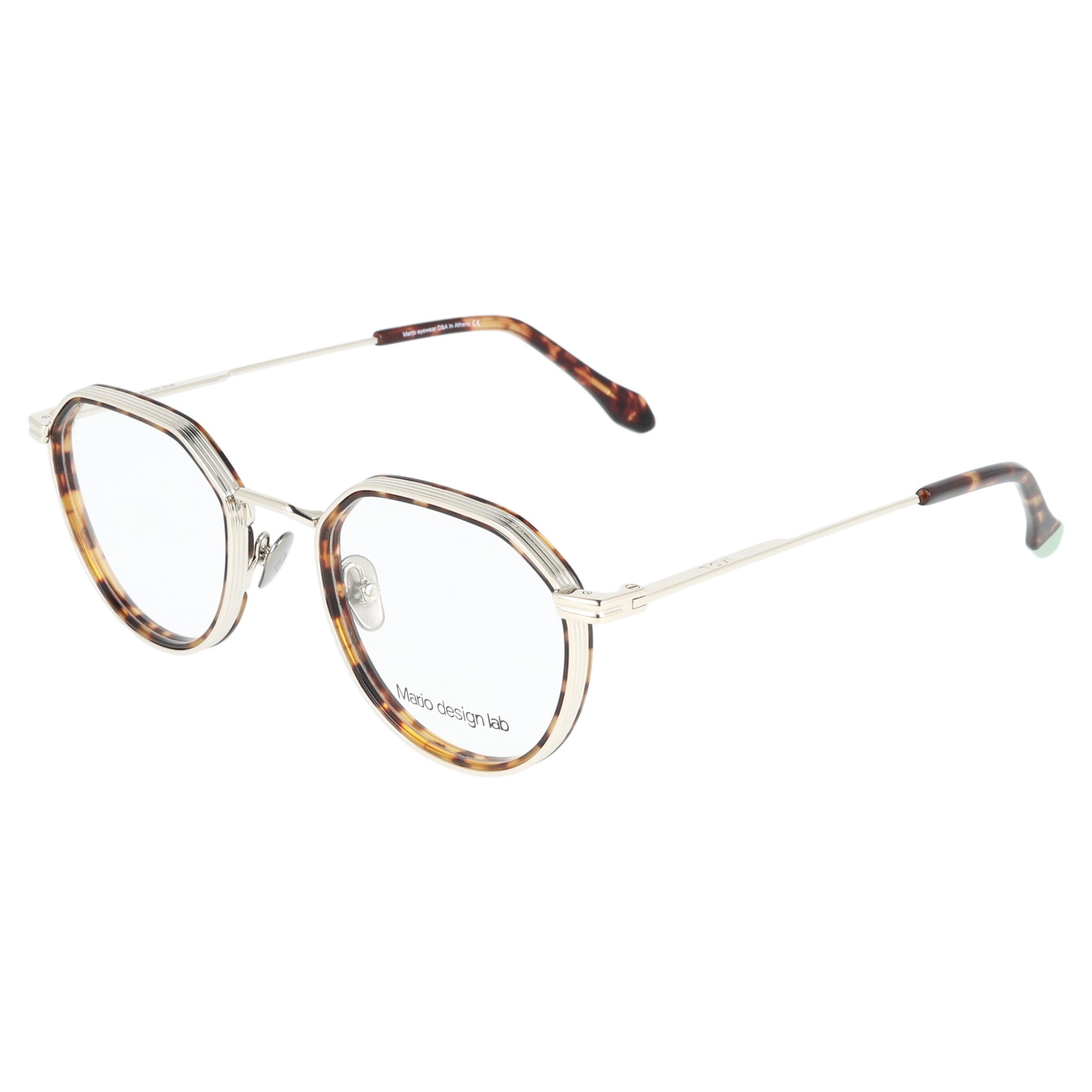 Marjo Design Lab | Achilles - Titanium & Light Tortoise / Titanium & Yellow Tortoise