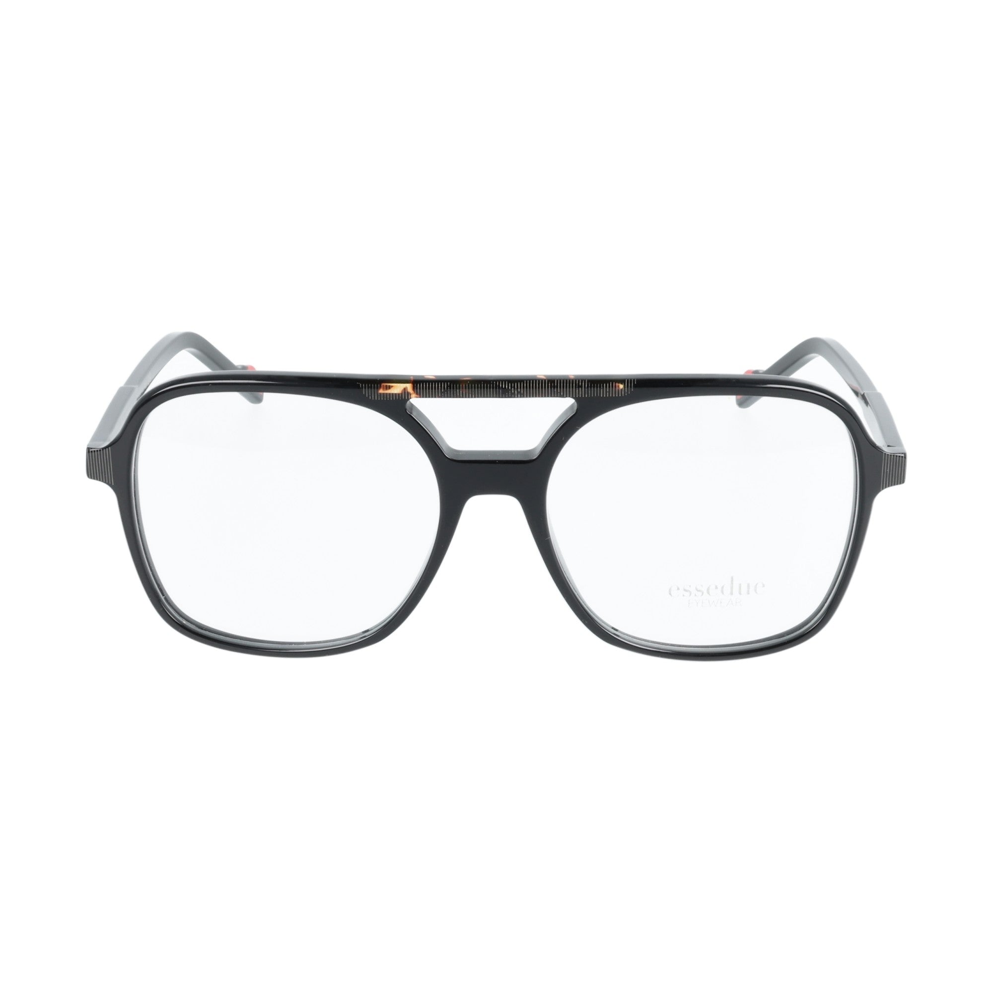 occhiali da vista unisex Manhattan nero rettangolare