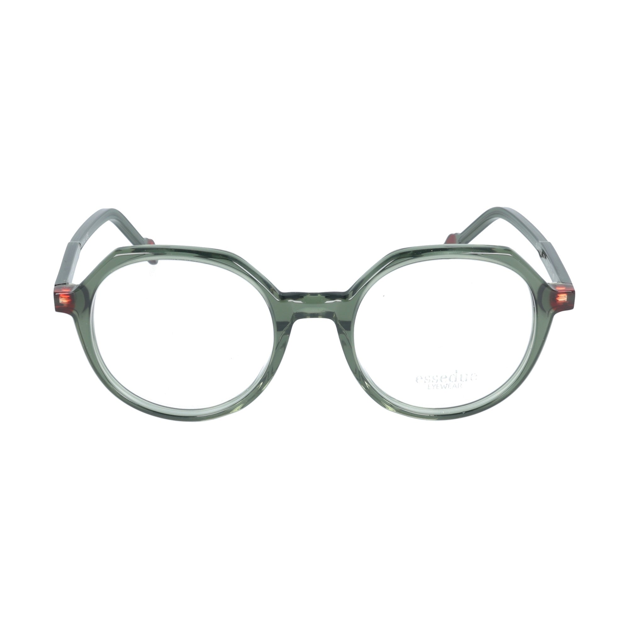 occhiali vista donna essedue atlantique verde ocra